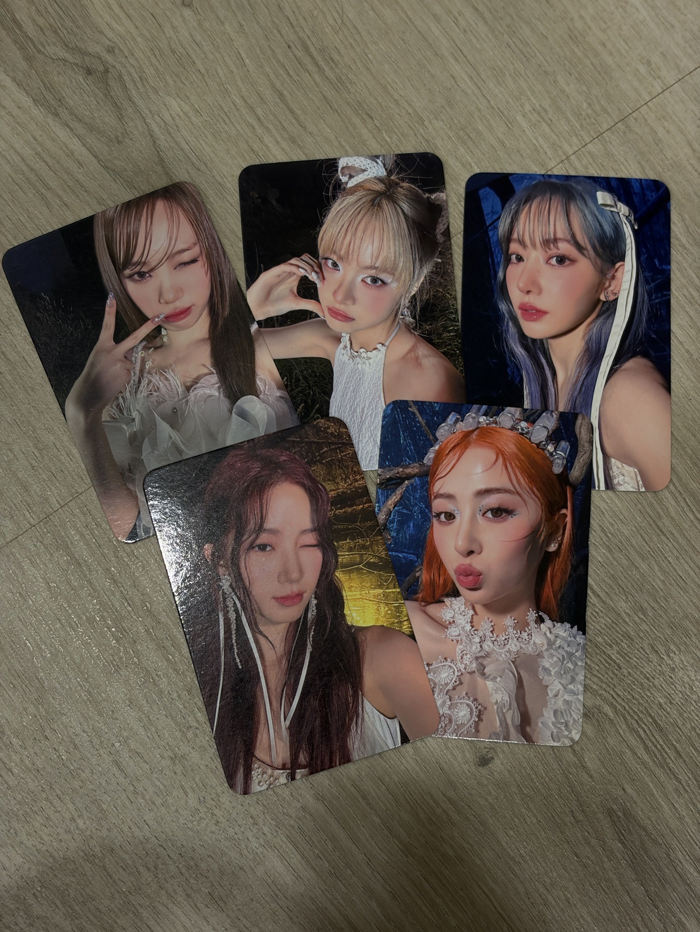 LE SSERAFIM EASY MINI3 whosfan cafe 幸運卡