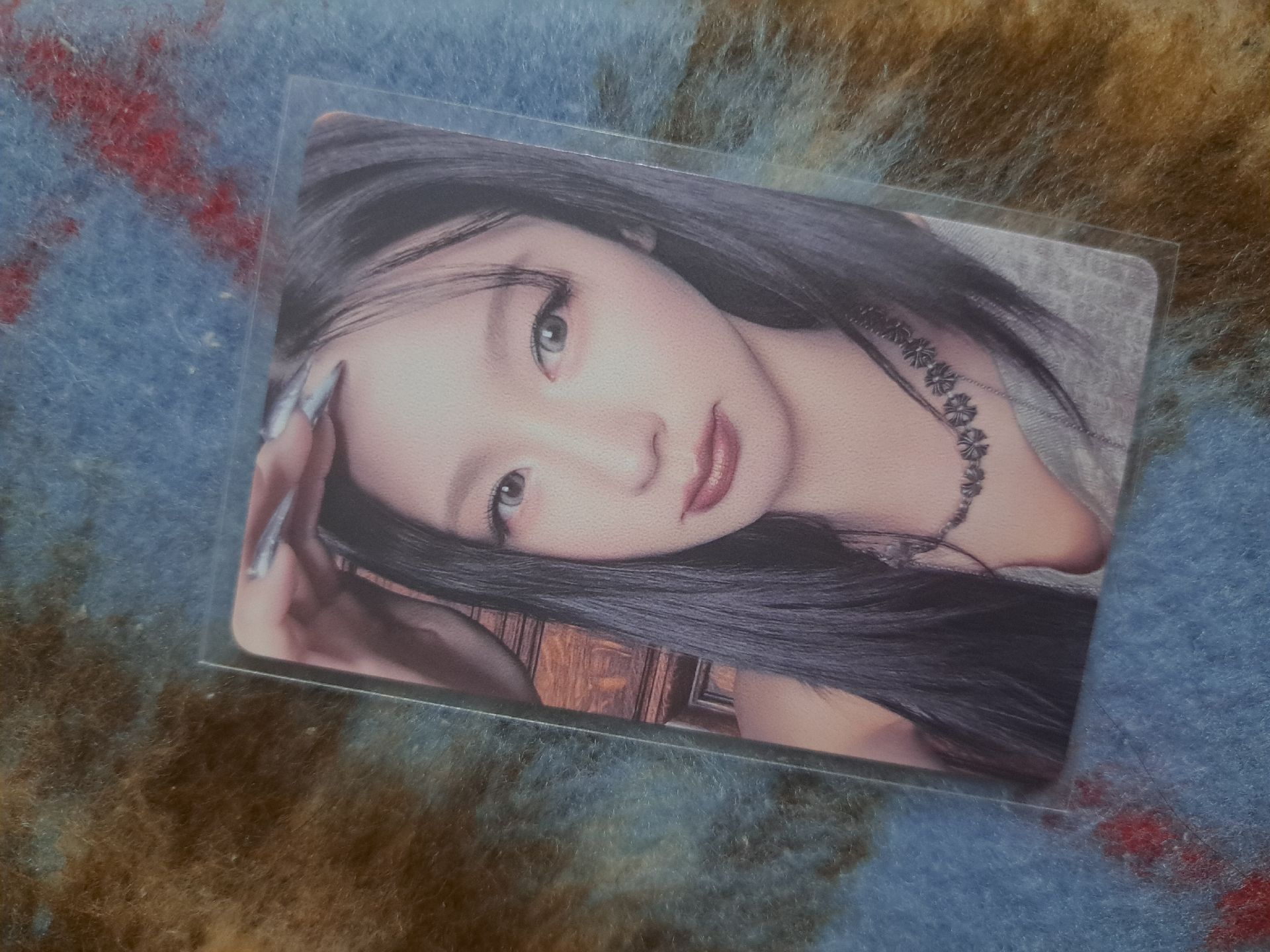 中文卡背黑嘴唇麵麵