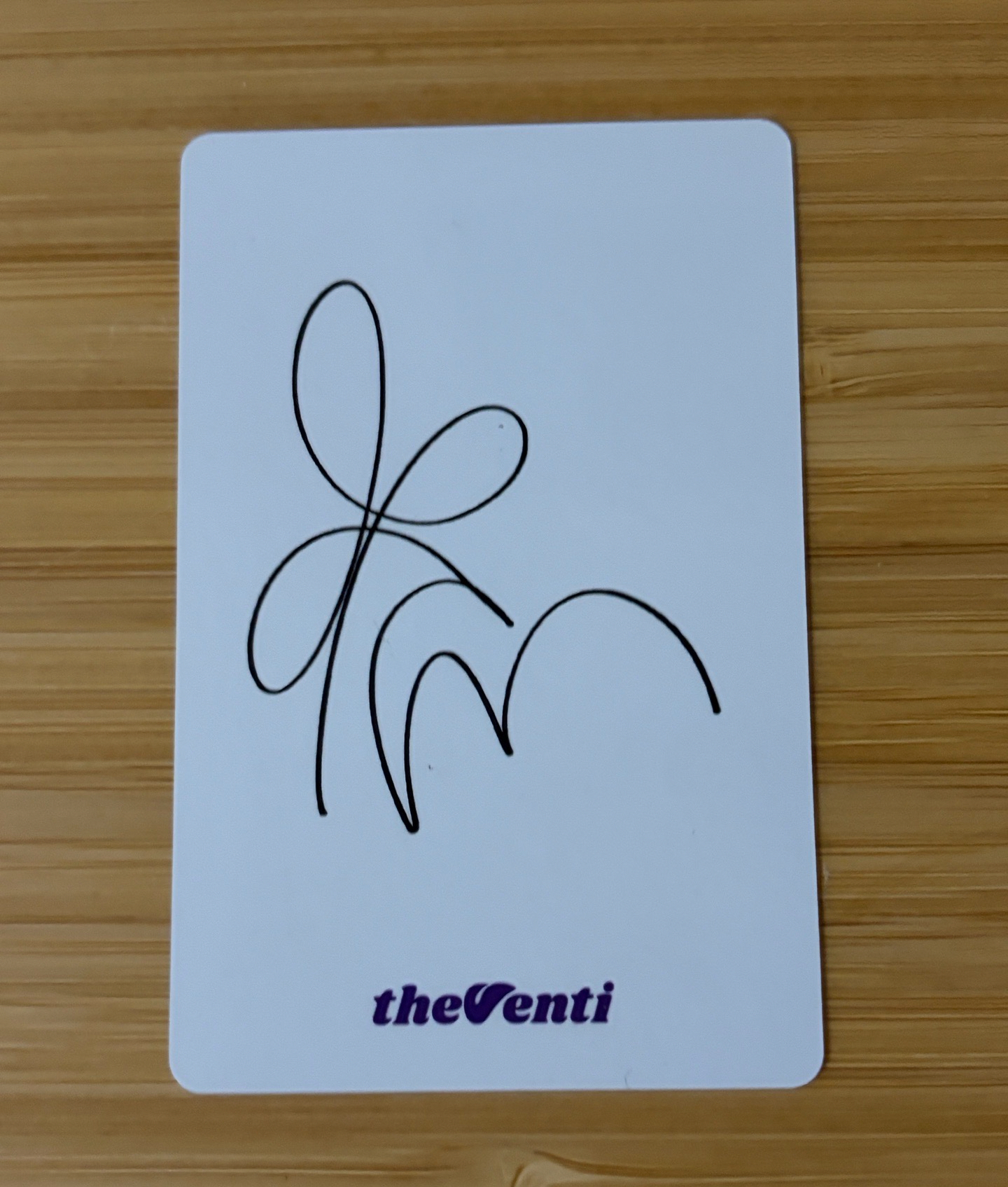 GD the Venti  代言小卡 送杯套