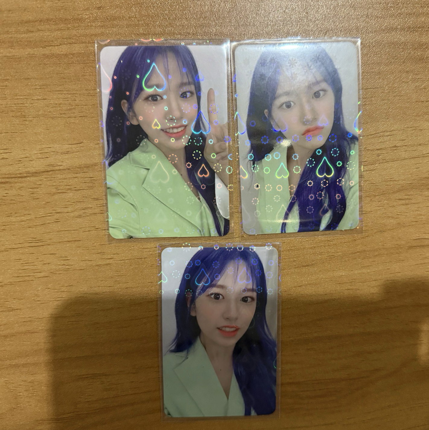 IZONE安俞真小卡（藍髮安）