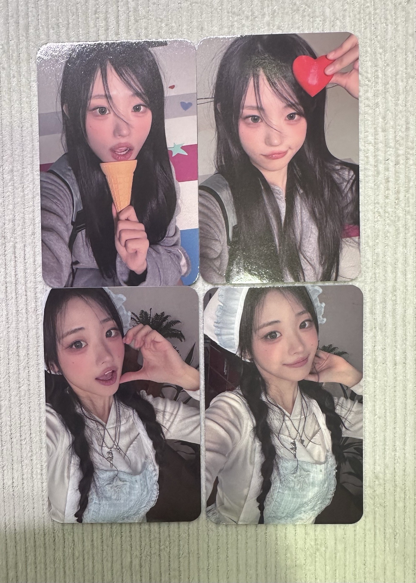 （現貨）韓安卡包卡 HINA一套