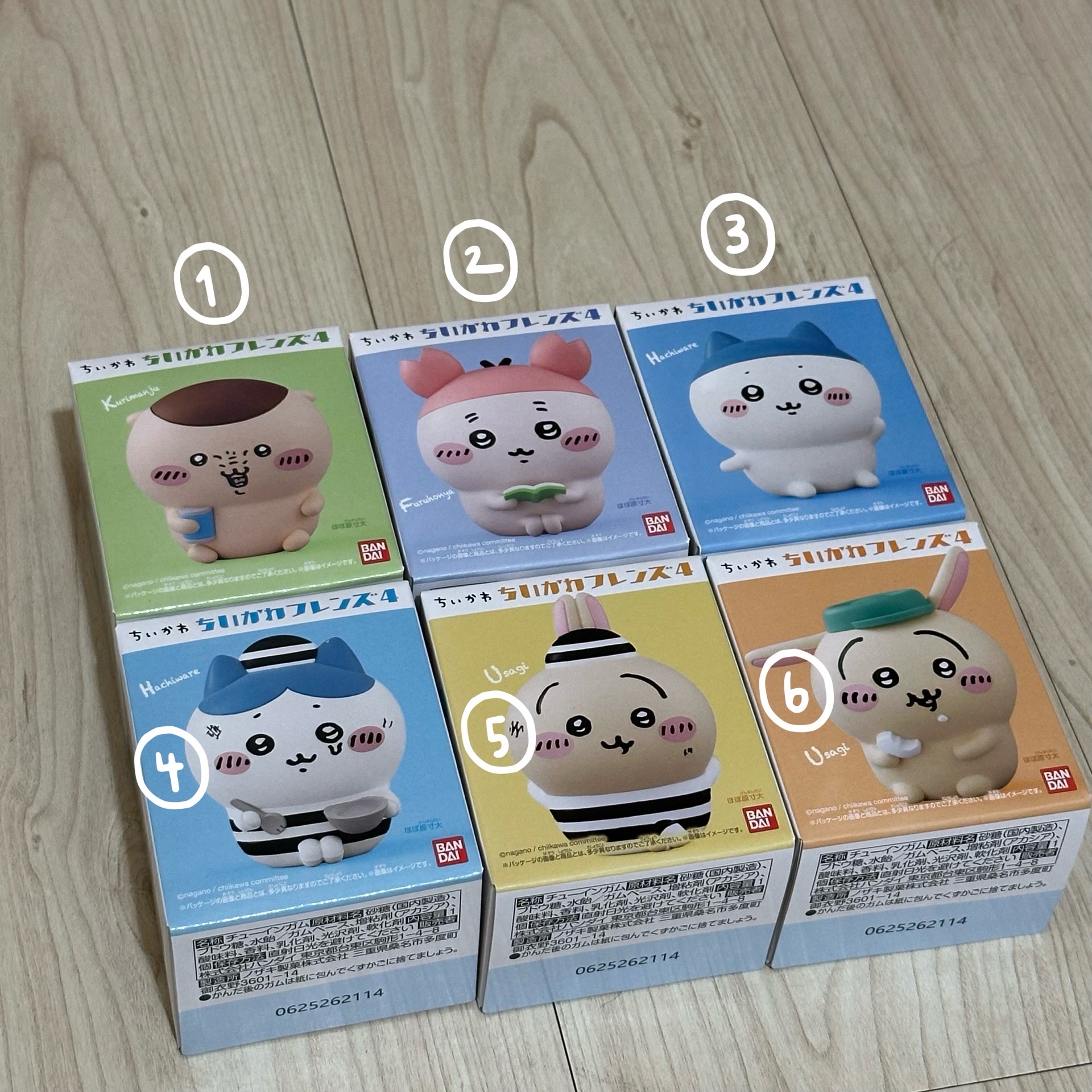 萬代第四代盒玩