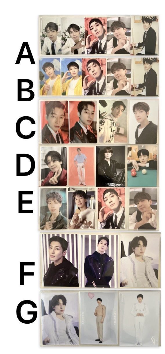 圓佑 排出 每排皆185 💙帶🖤（可帶賣場其他🖤