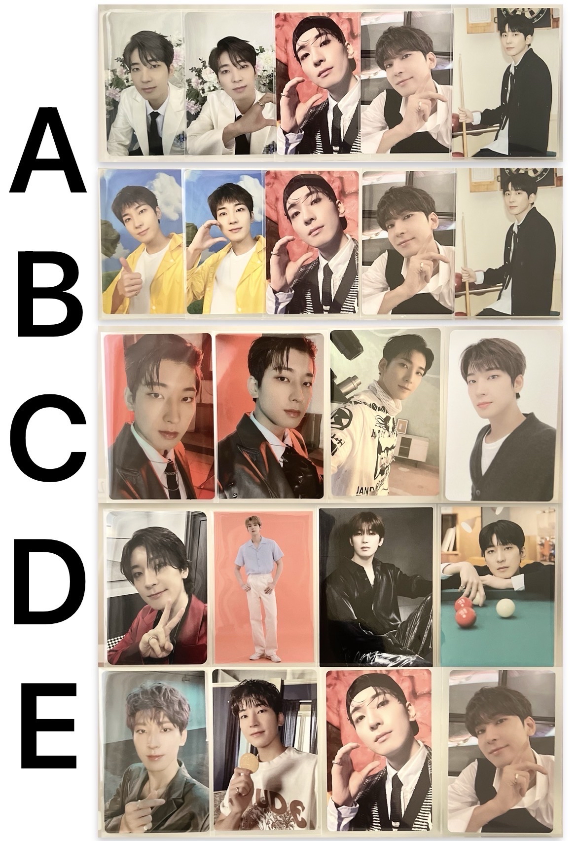 圓佑 排出 每排皆185 💙帶🖤（可帶賣場其他🖤