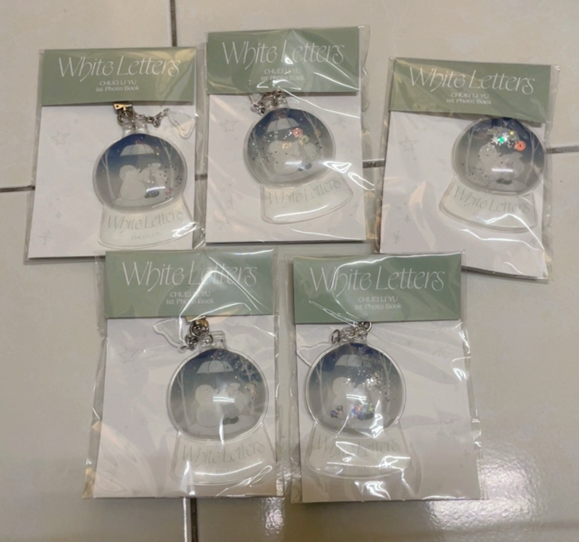 崔立于水晶球鑰匙圈 吊飾 全新未拆含小卡