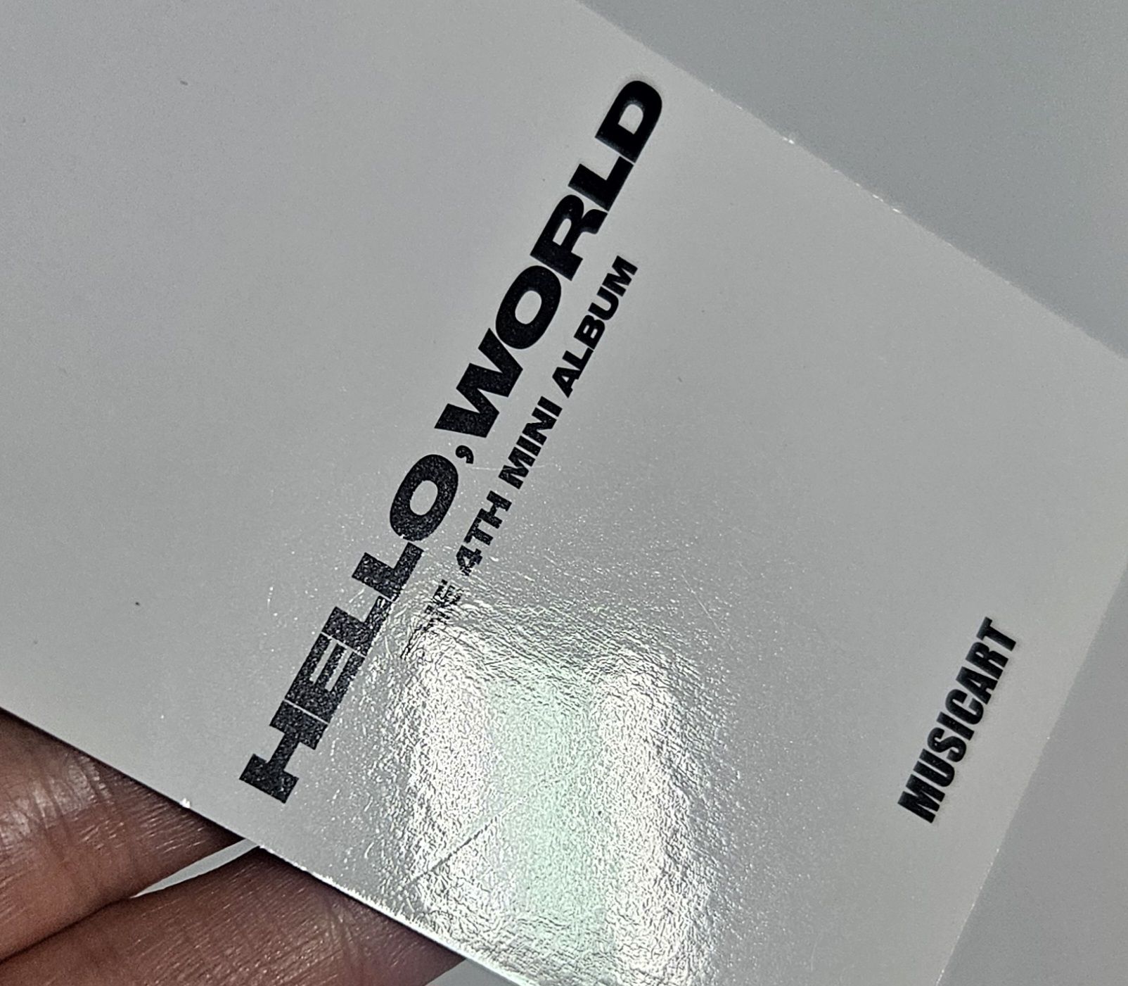 伯賢Hello world 幸運卡