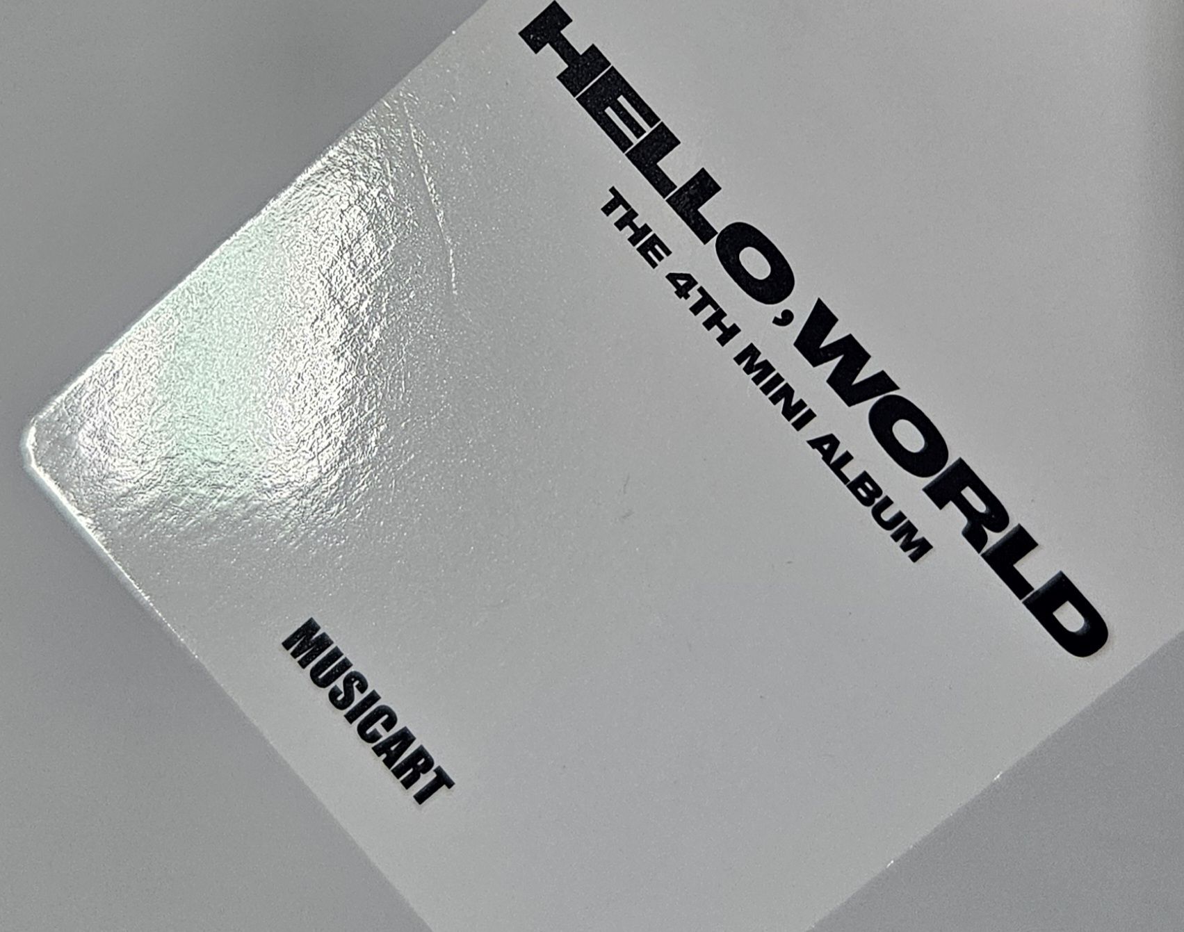 伯賢Hello world 幸運卡