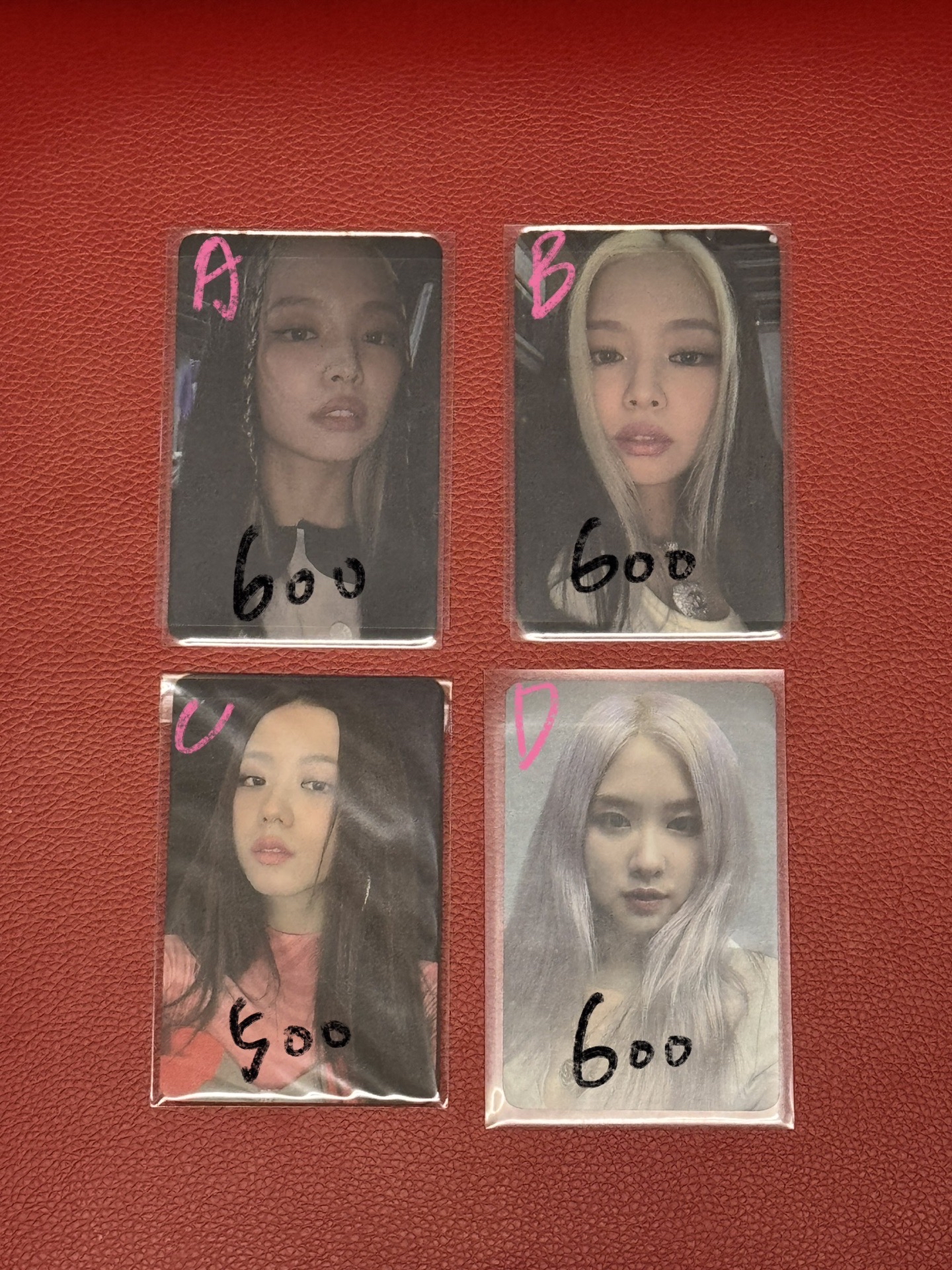 BLACKPINK HYLT k4 特典卡