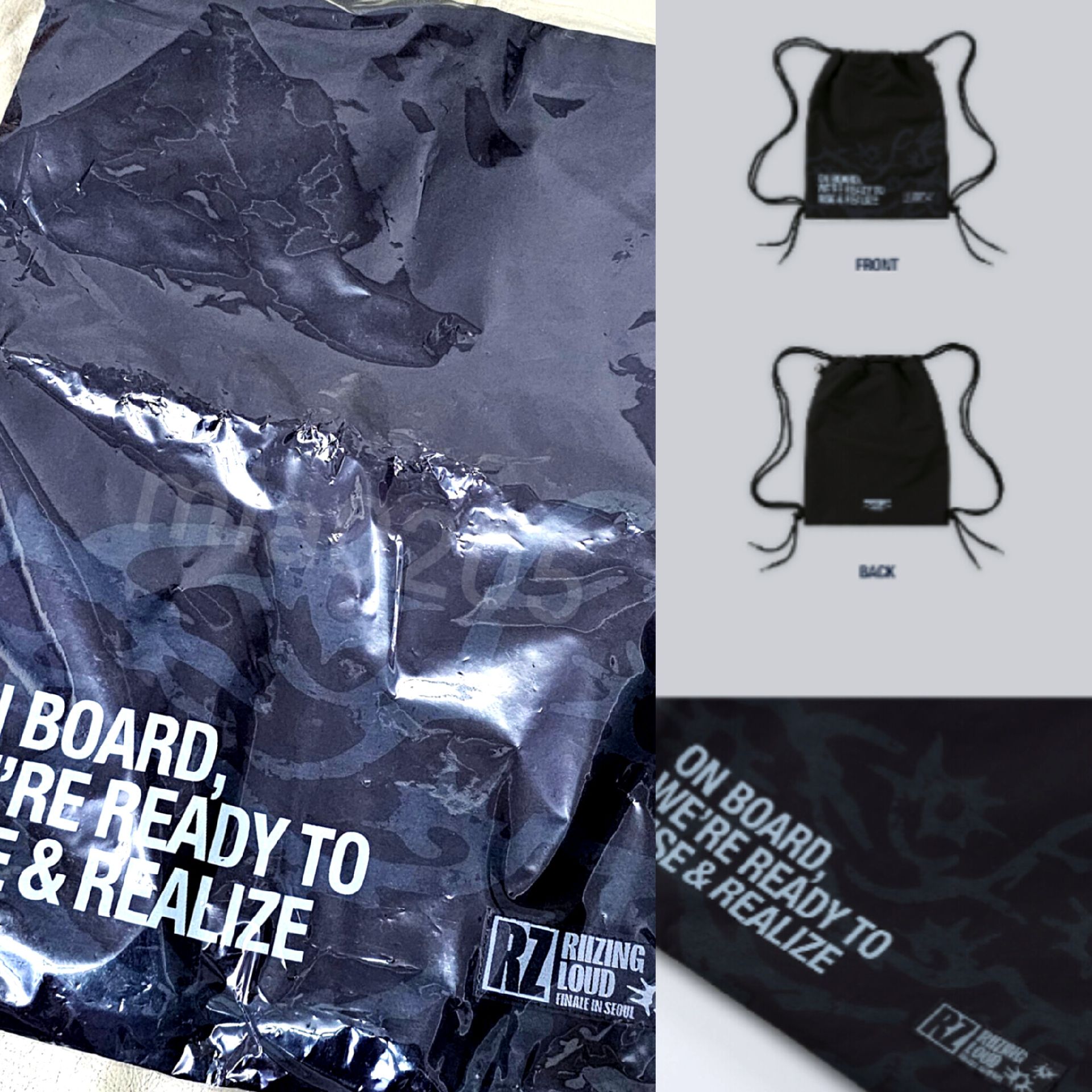 RIIZE 韓安MD 單束口後背包(無卡)