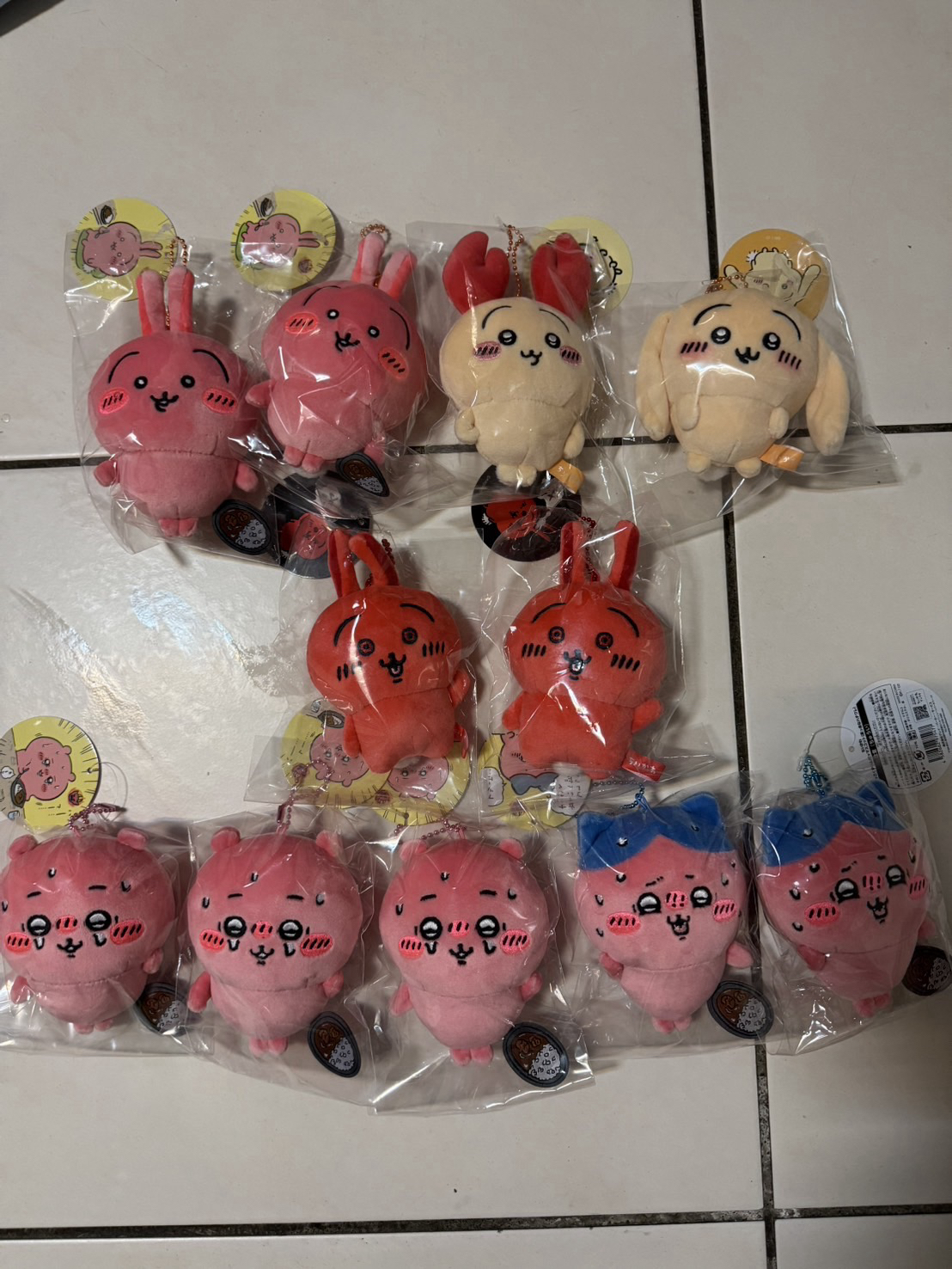 辣咖喱兔 辣咖喱吉伊 辣咖喱小八 垂耳兔 螃蟹兔 紅溫兔