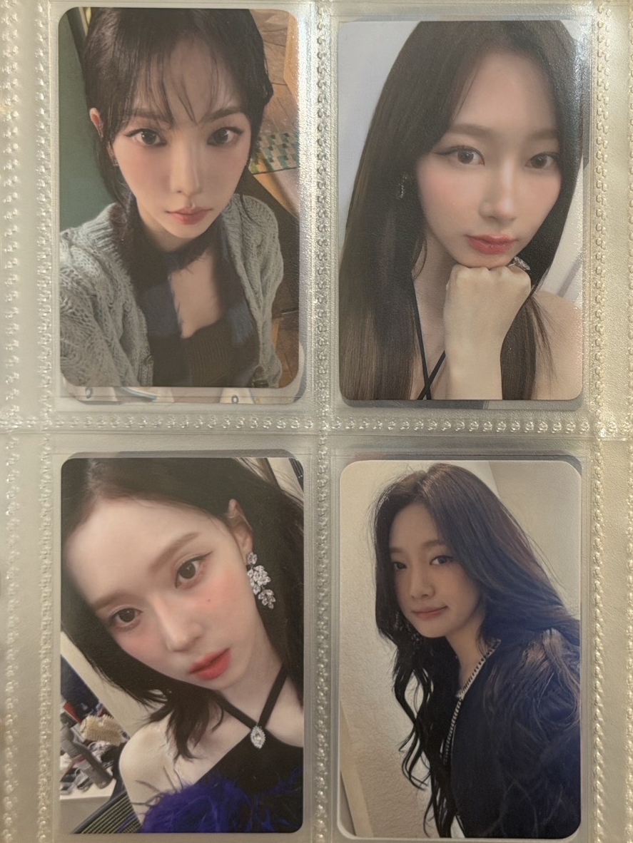 aespa 全員小盤 五張一起出 