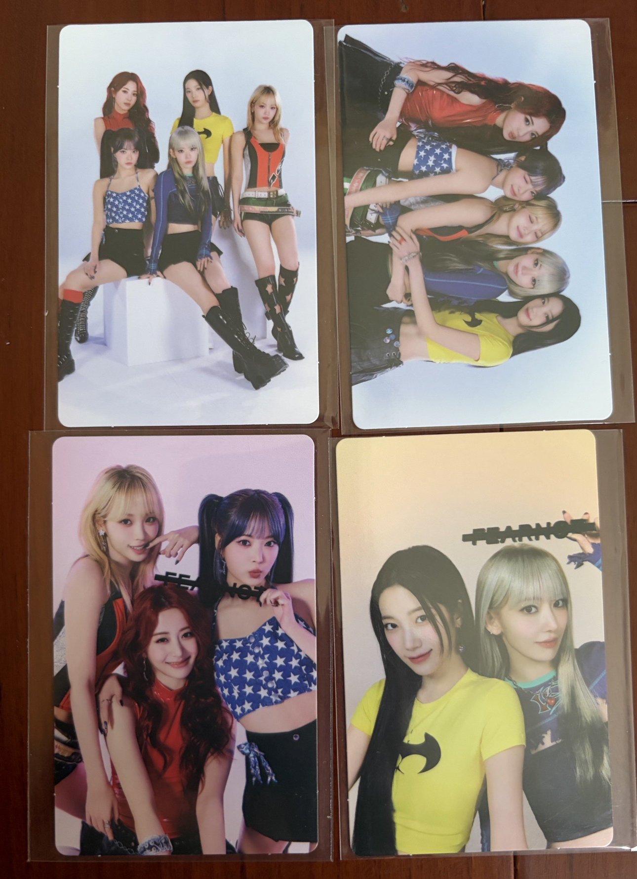 四張一起 LE SSERAFIM 24‘fm 隨機卡 