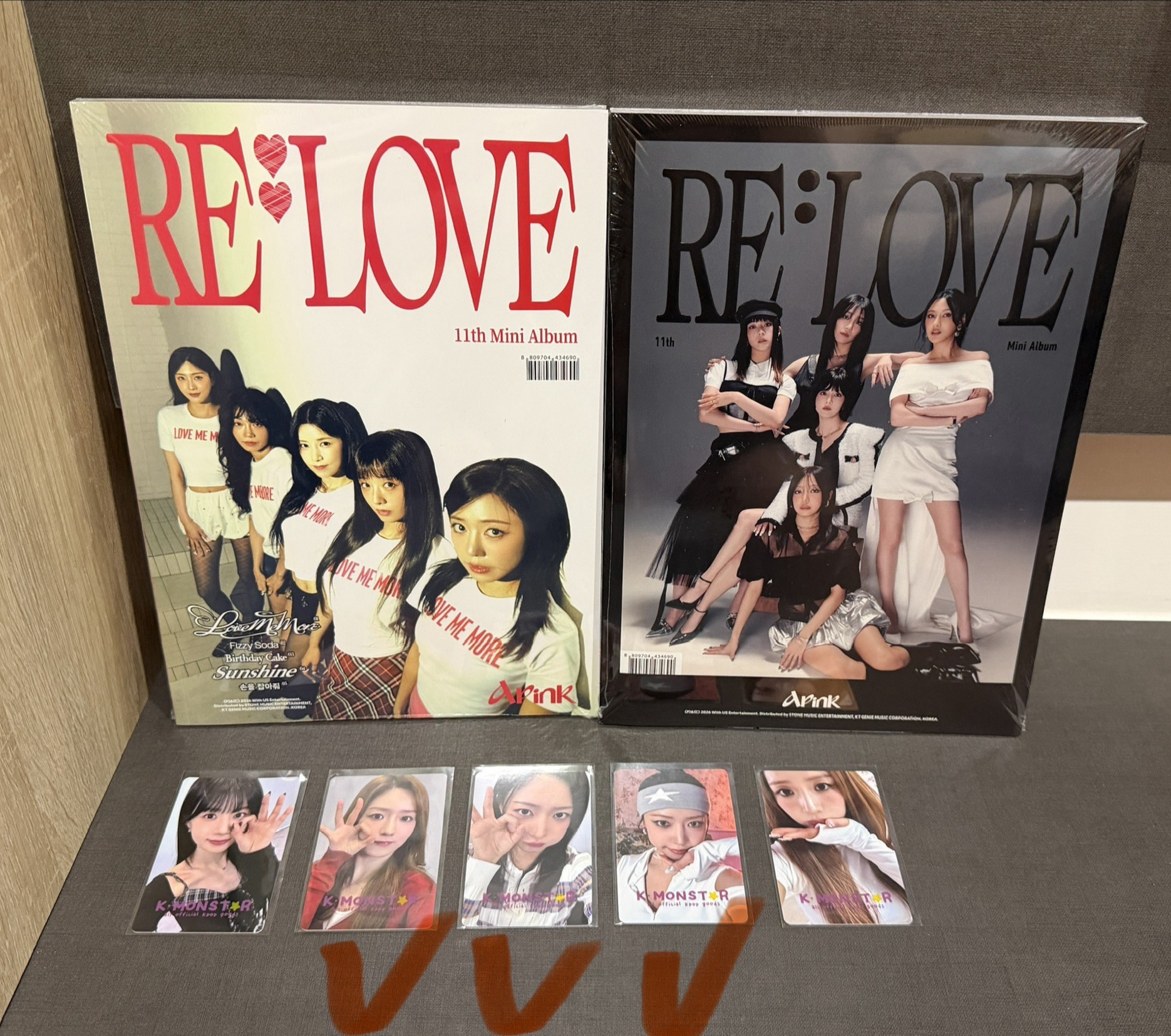 Apink KM特典3張加3張未拆專