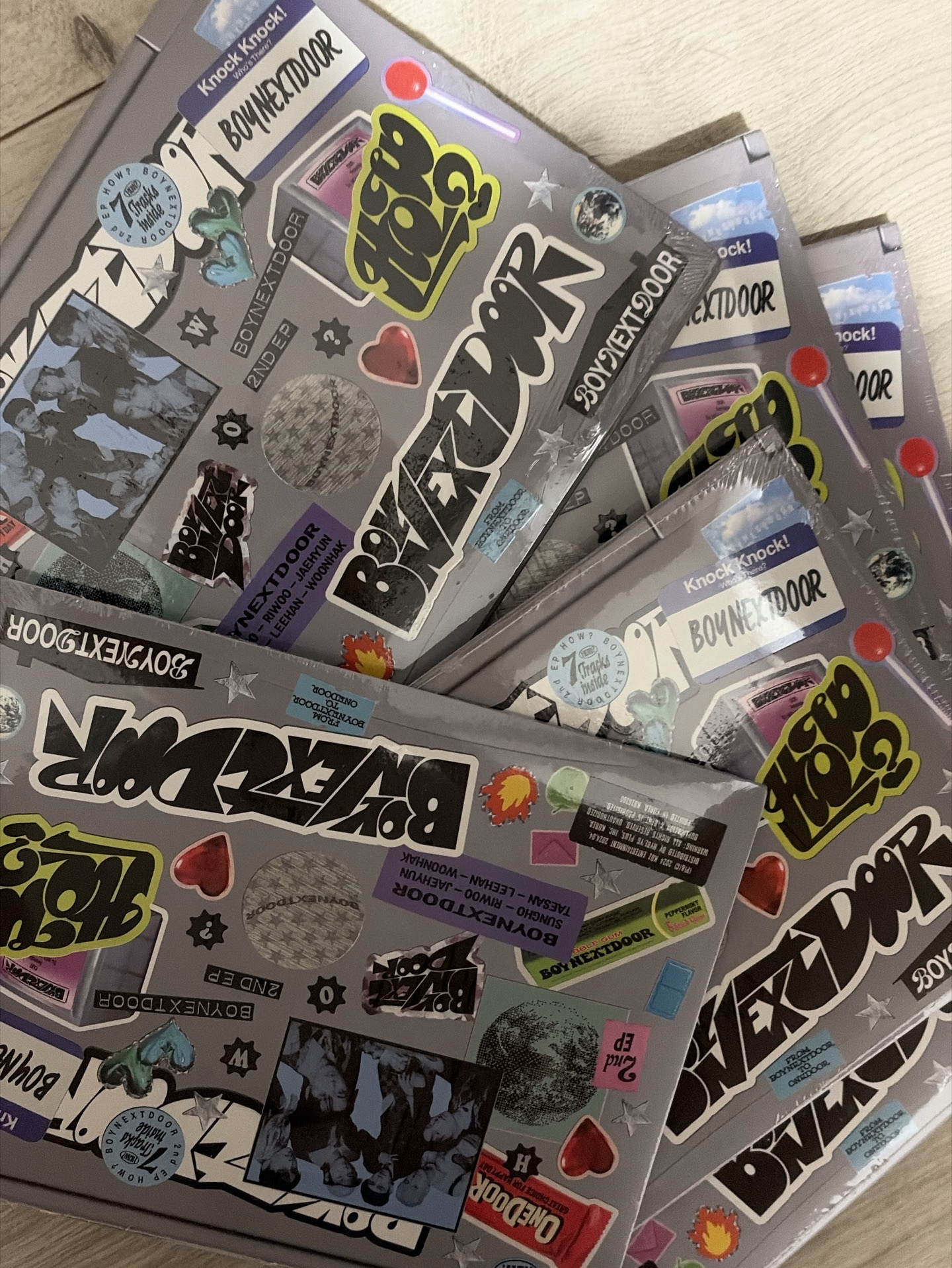 BOYNEXTDOOR earth wind fire 單封未拆