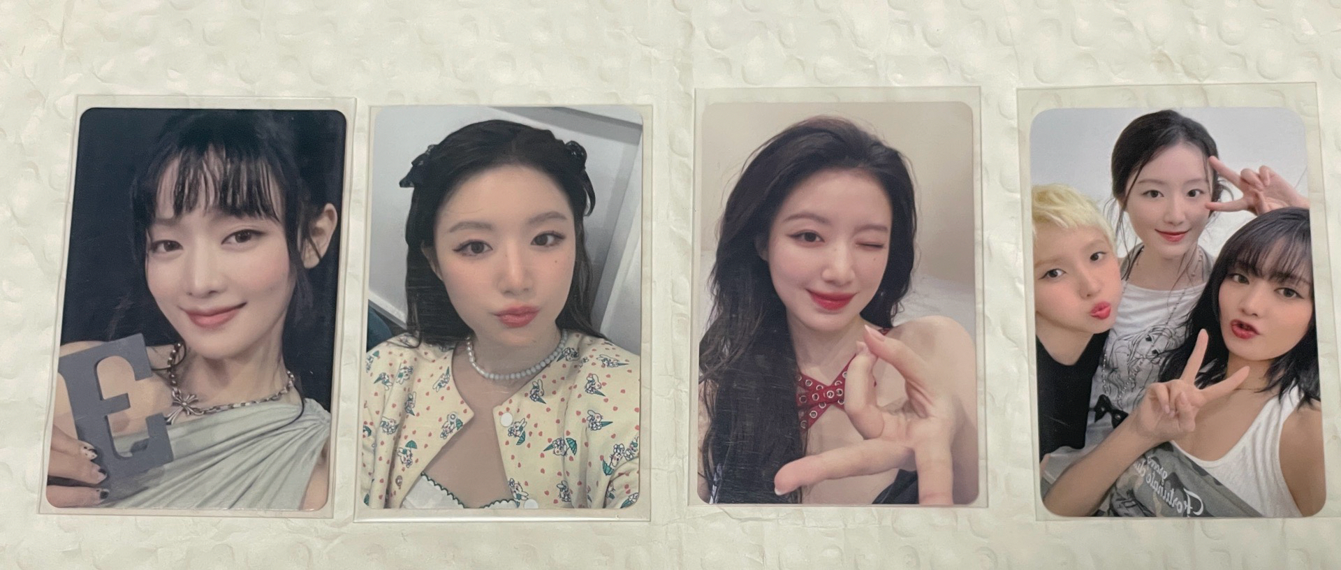 i-dle 楠藝團卡 舒華日專HMV特典 迷八EL特典 共四張