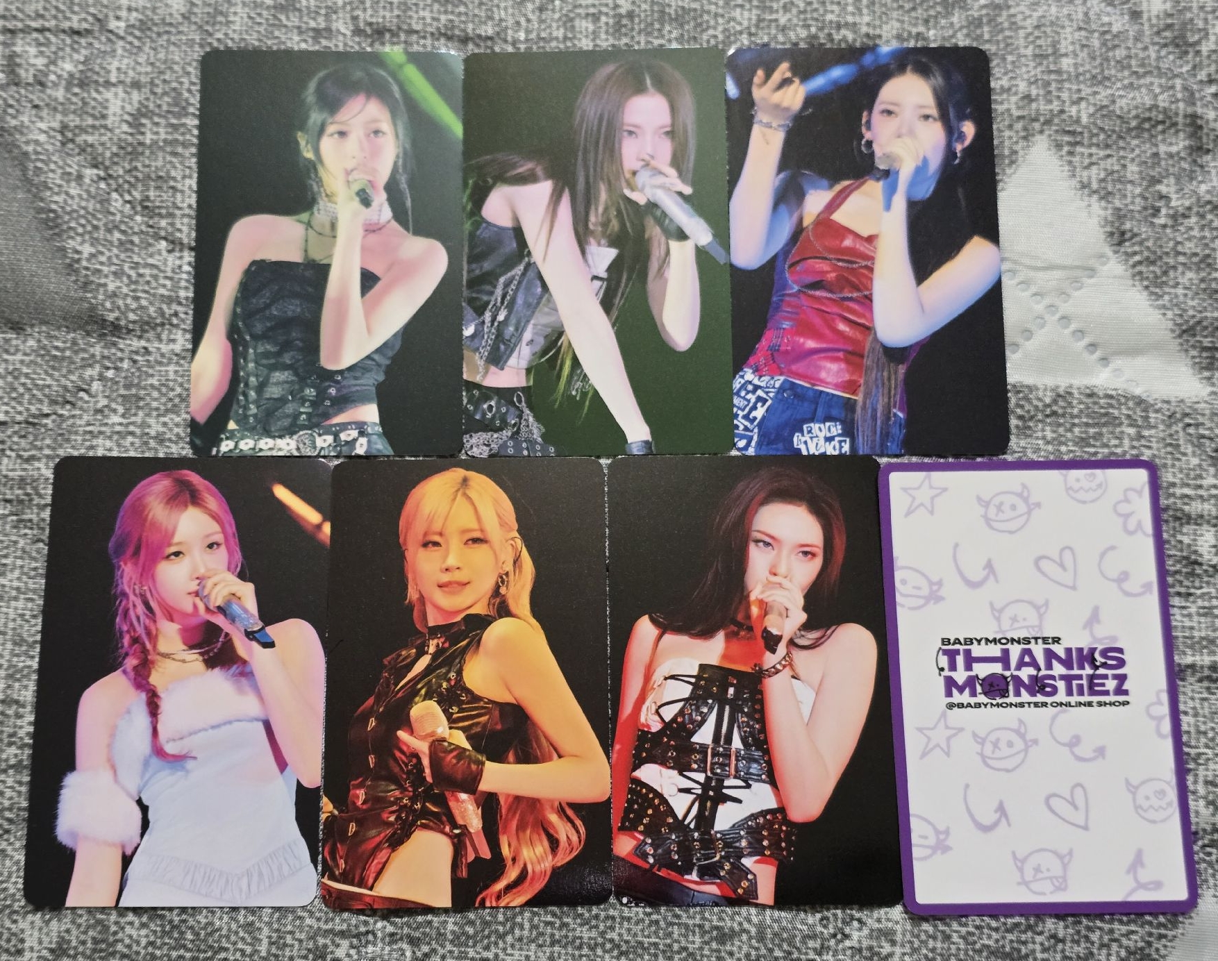 THANKS MONSTIEZ 日本特典滿額卡一套
