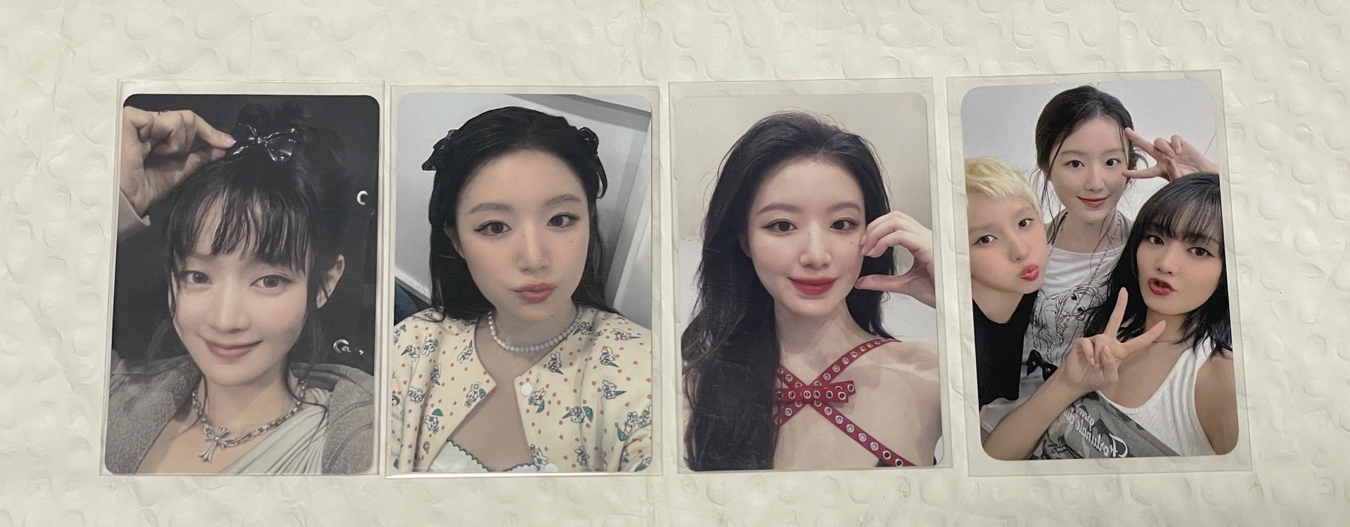 i-dle 楠藝團卡 舒華日專應援店特典 迷八EL特典 共四張