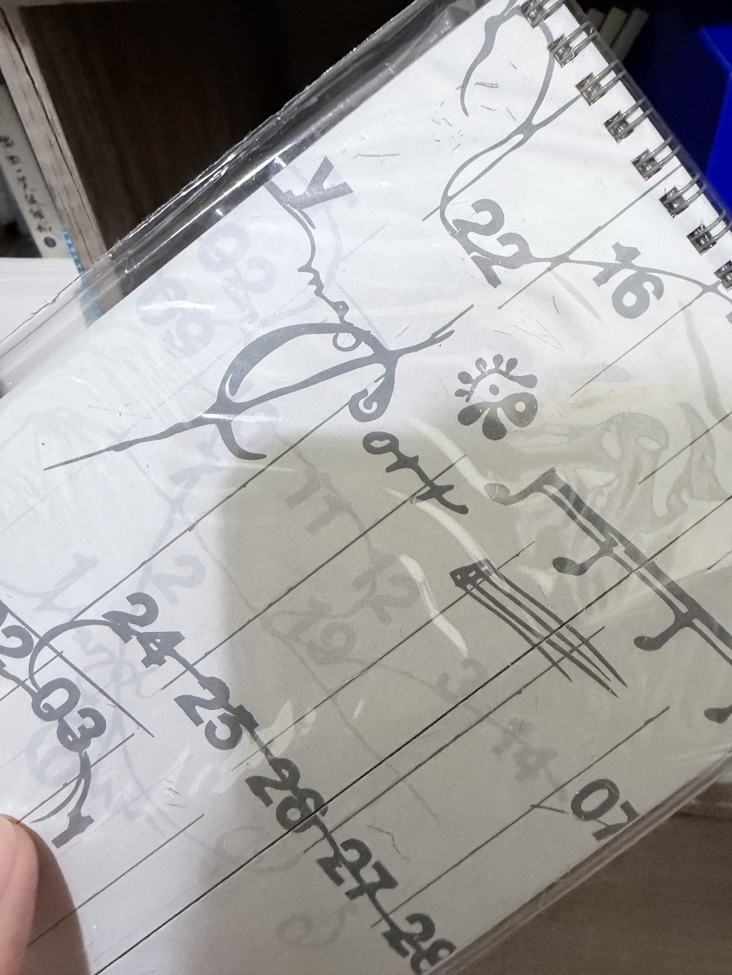 年曆筆記本未拆