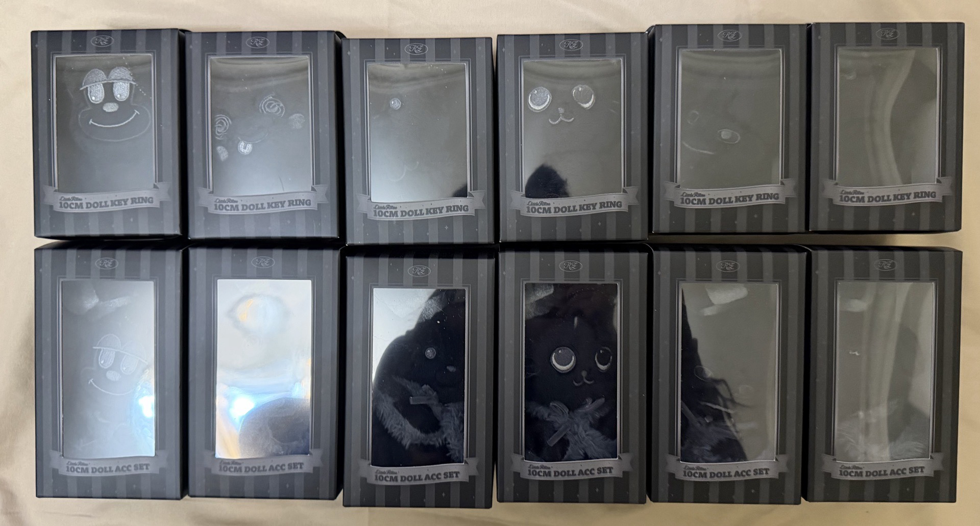 RIIZE 10cm 展覽黑娃娃吊飾 全新未拆