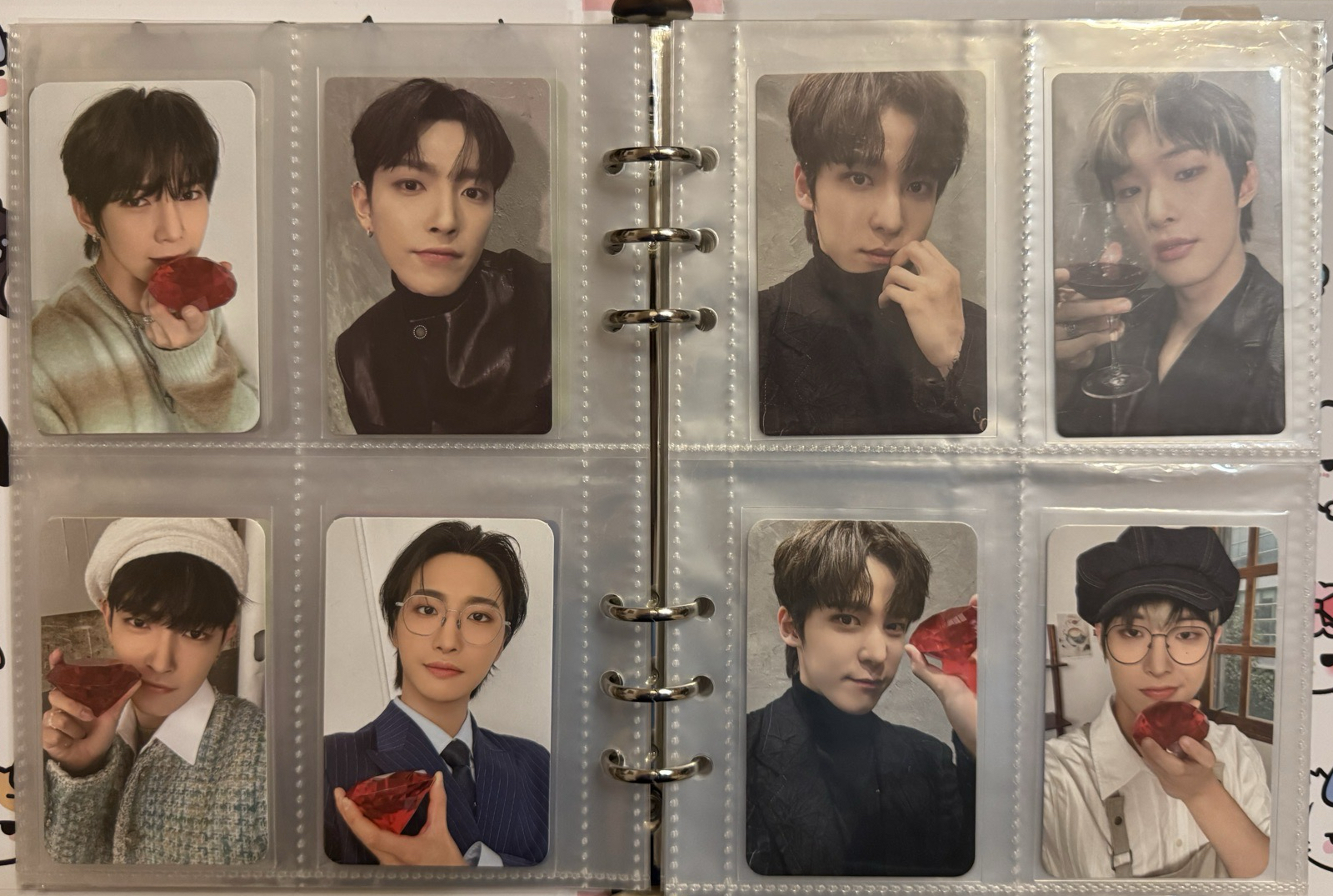 2024年 年曆卡 (黑版中潤琦) & yes24 特典卡 (紅寶石中星尚潤琦) 98/大竹/小尚 合售 不拆