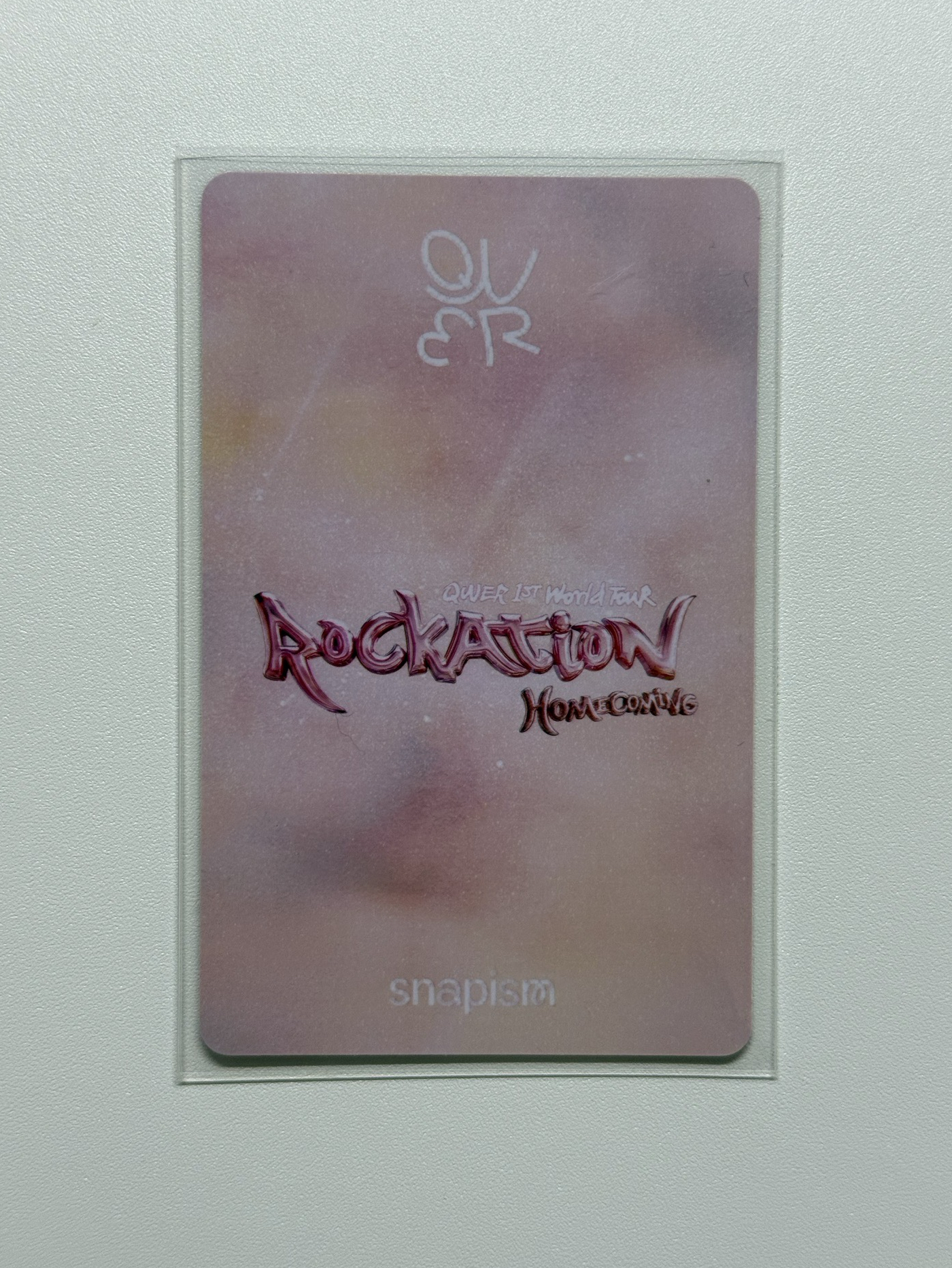 QWER snapism Chodan B版小卡