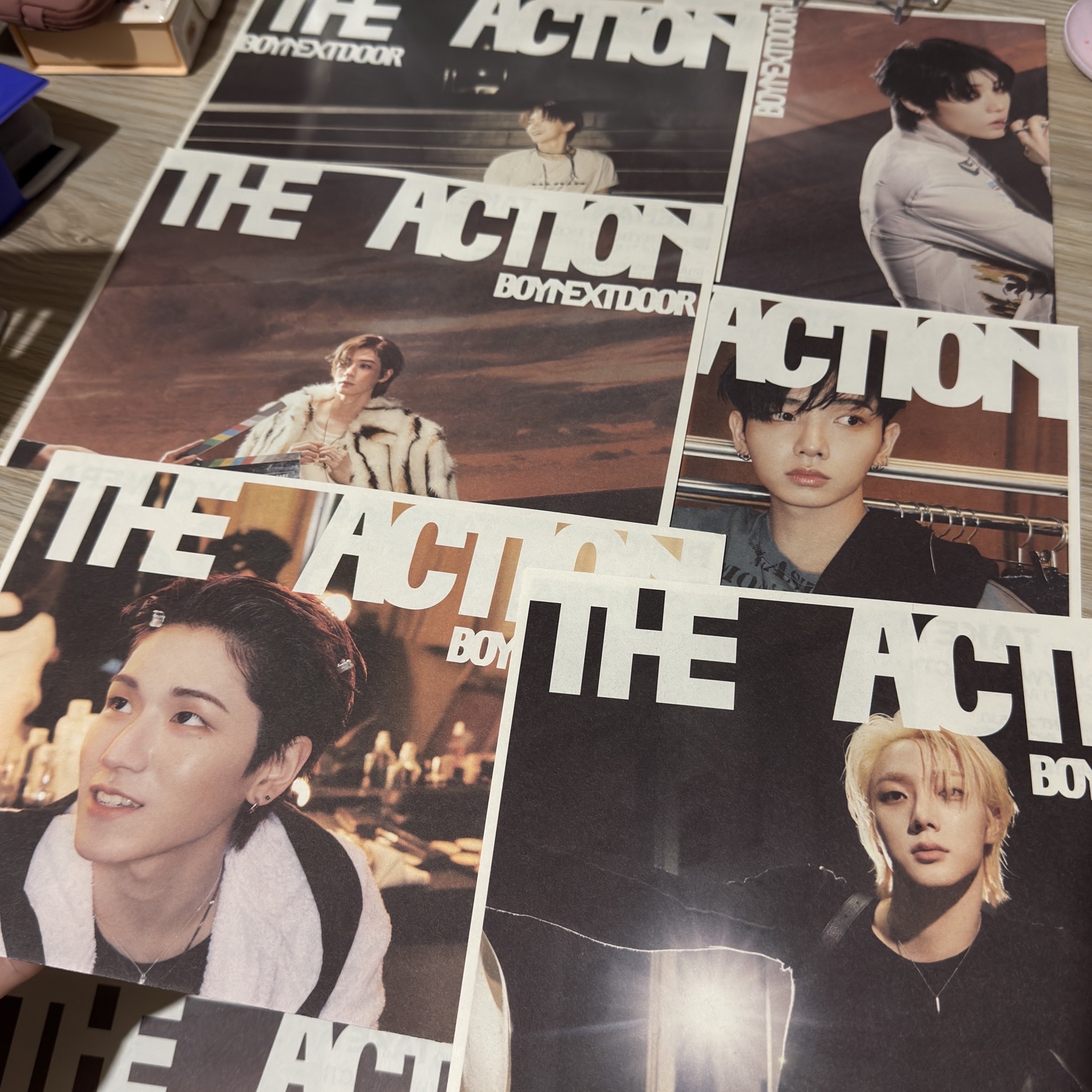 Boynextdoor Tha action 海報 全員整套