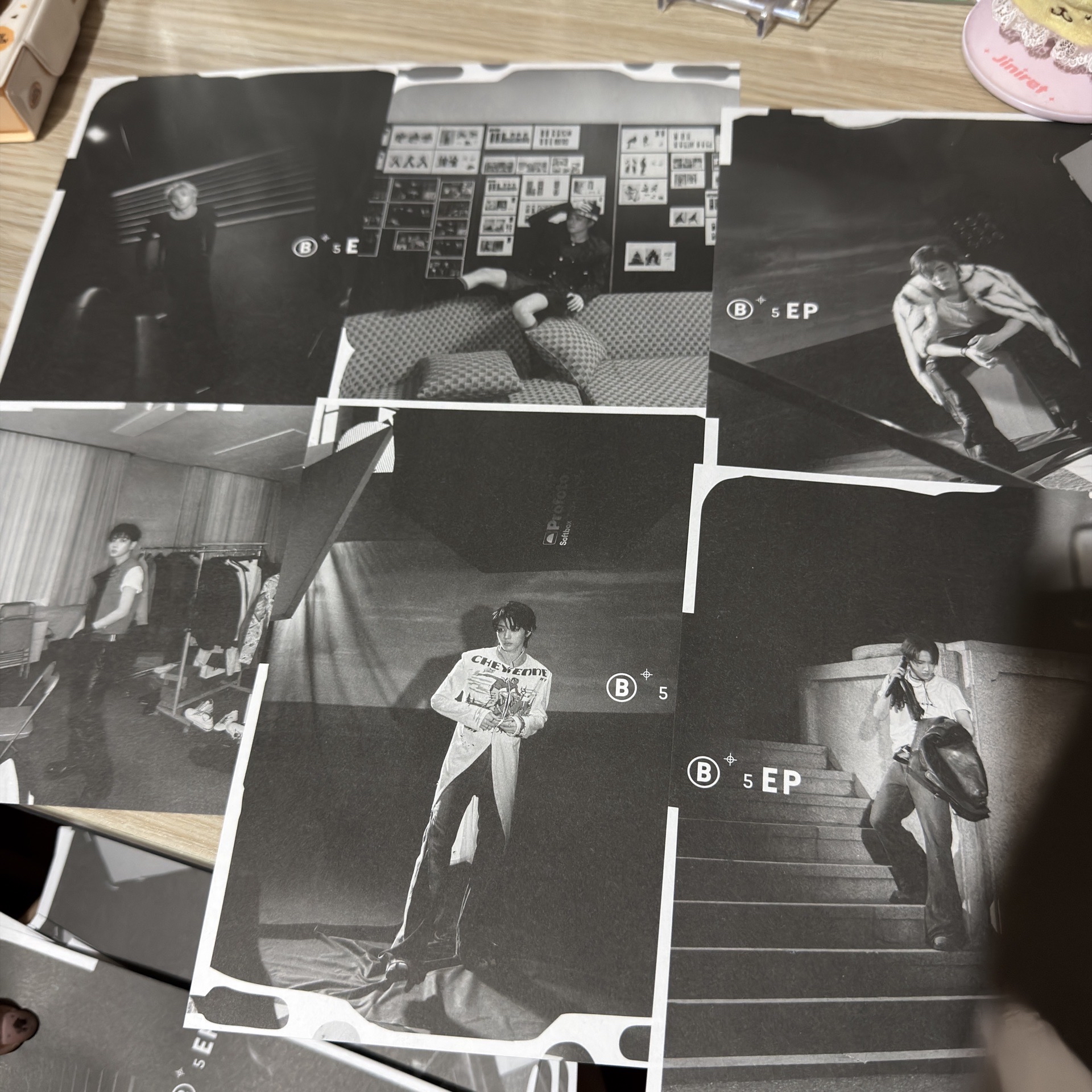 Boynextdoor The action 黑白小海報 全員整套