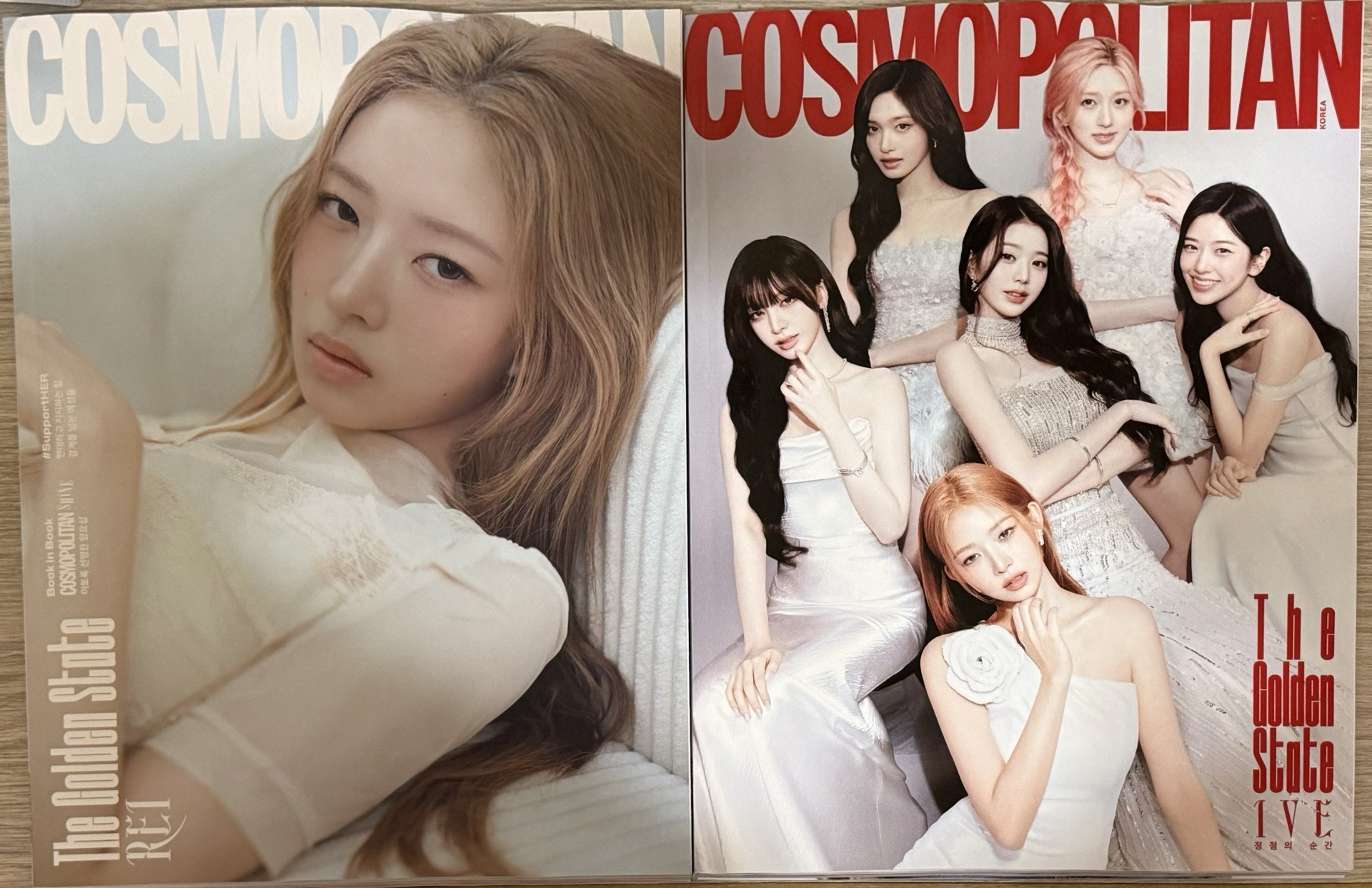 COSMOPOLITAN 3月刊 IVE 團體+Rei直井怜	封面