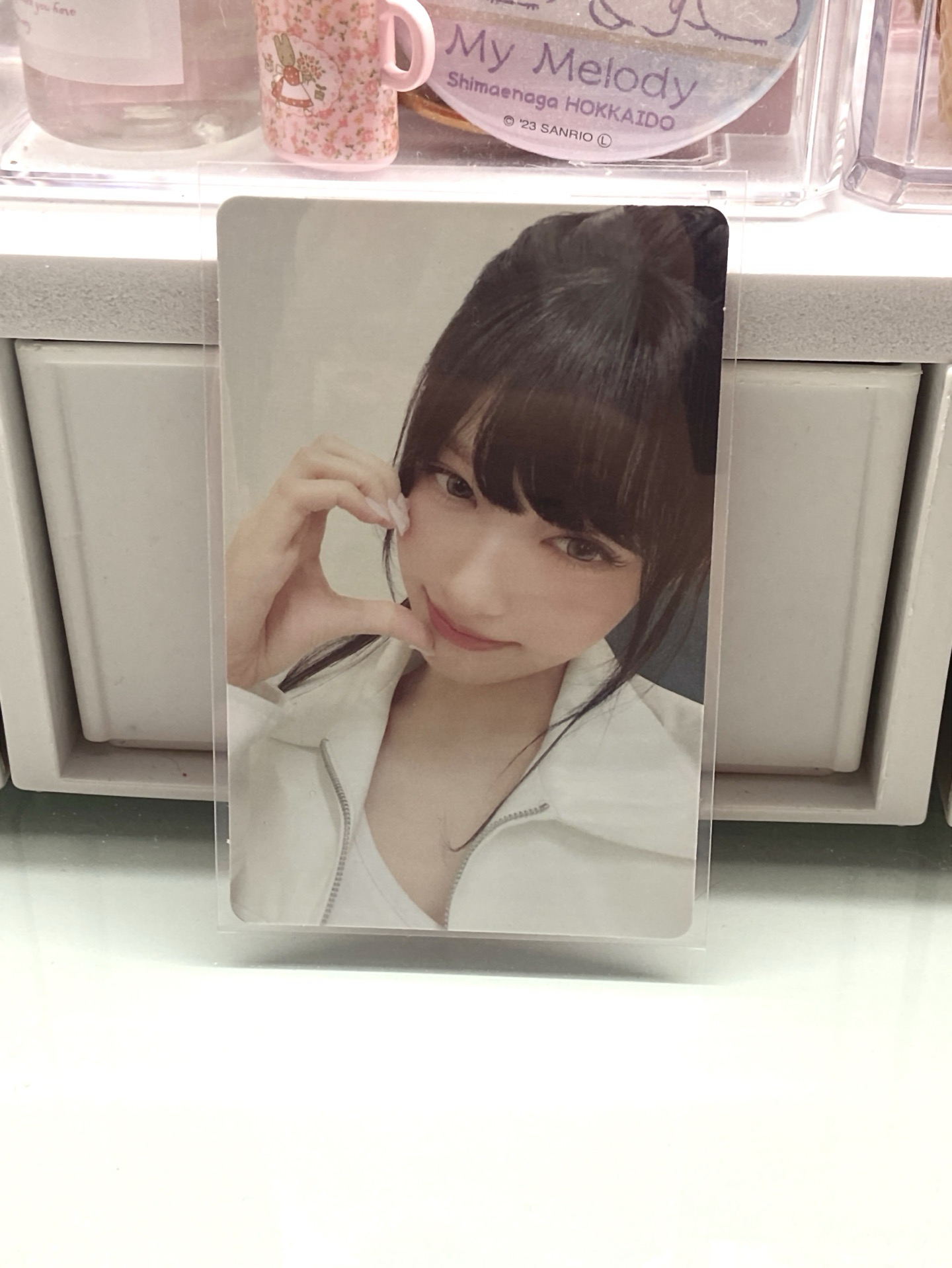  ive 瑞專卡 臉頰比心