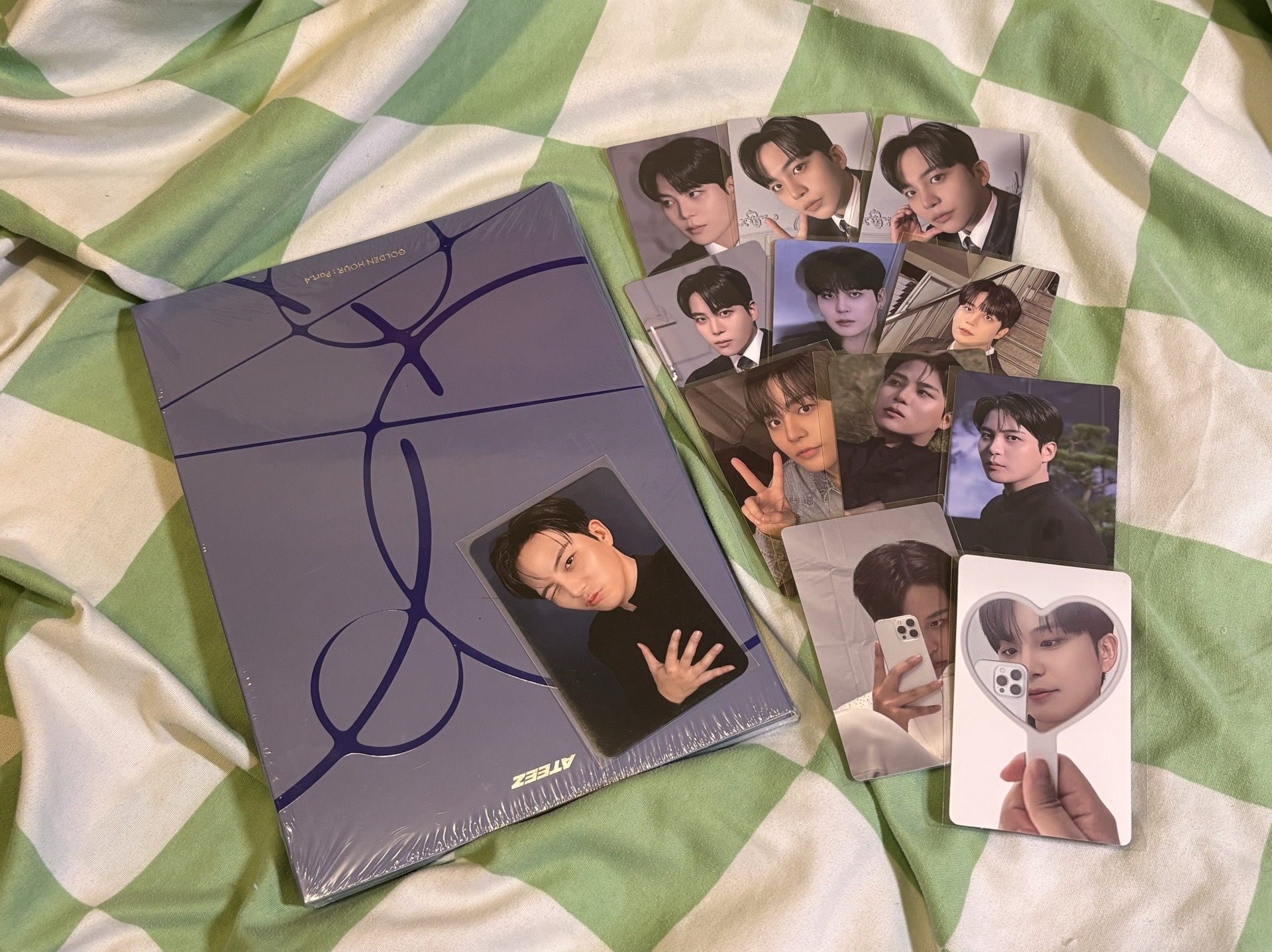 ATEEZ/鍾浩 忠燮牌winks 簽售卡/含未拆PB專/GH.4/ IYF/