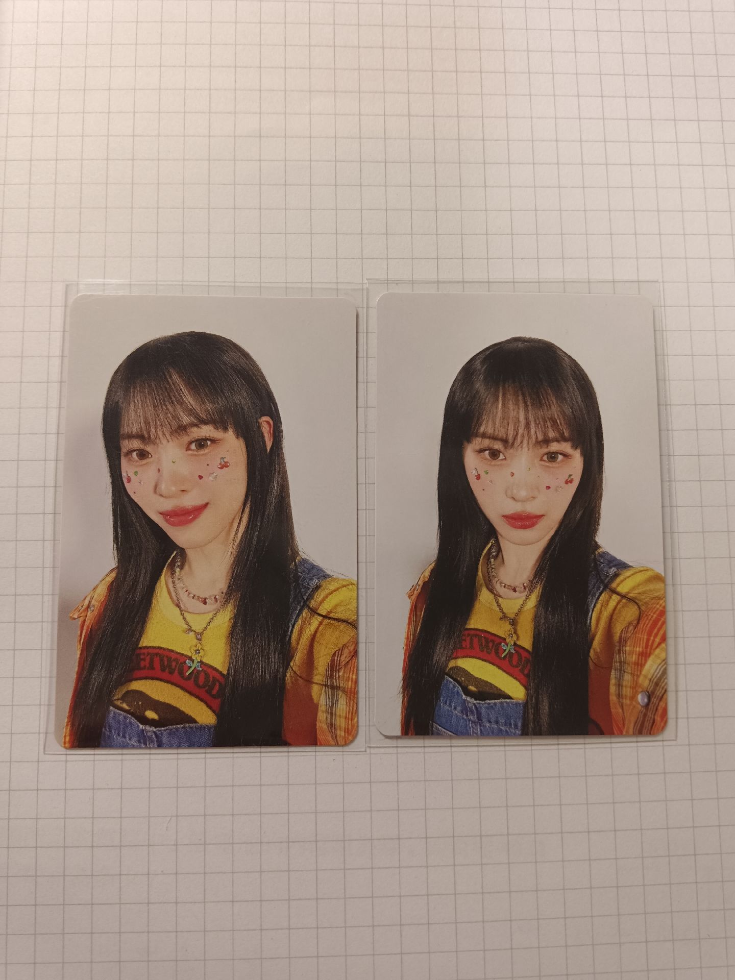 日專卡兩張不拆