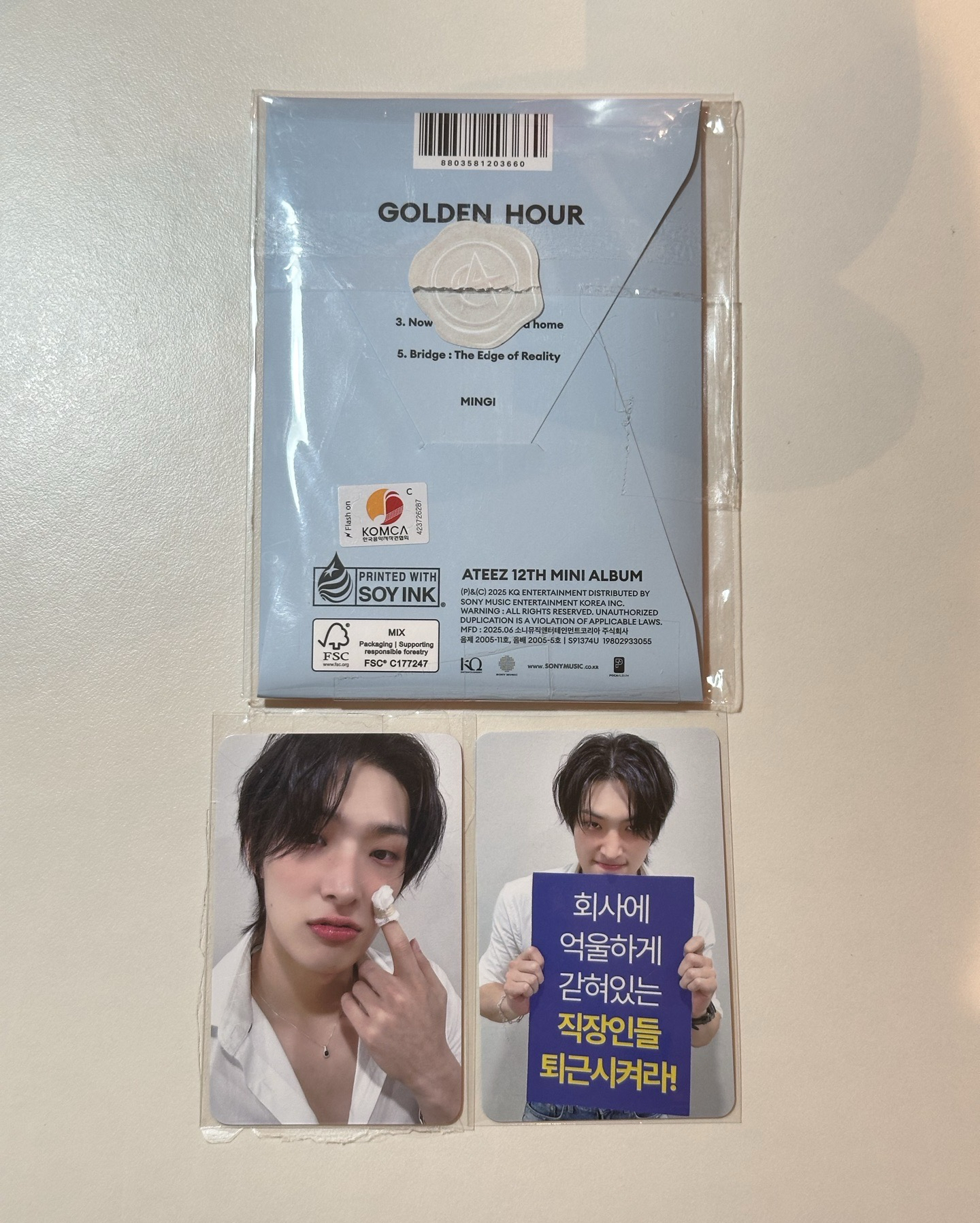 現貨🏴‍☠️ATEEZ Golden Hour Pt3. POCA專+痛痛卡+下班卡盤出