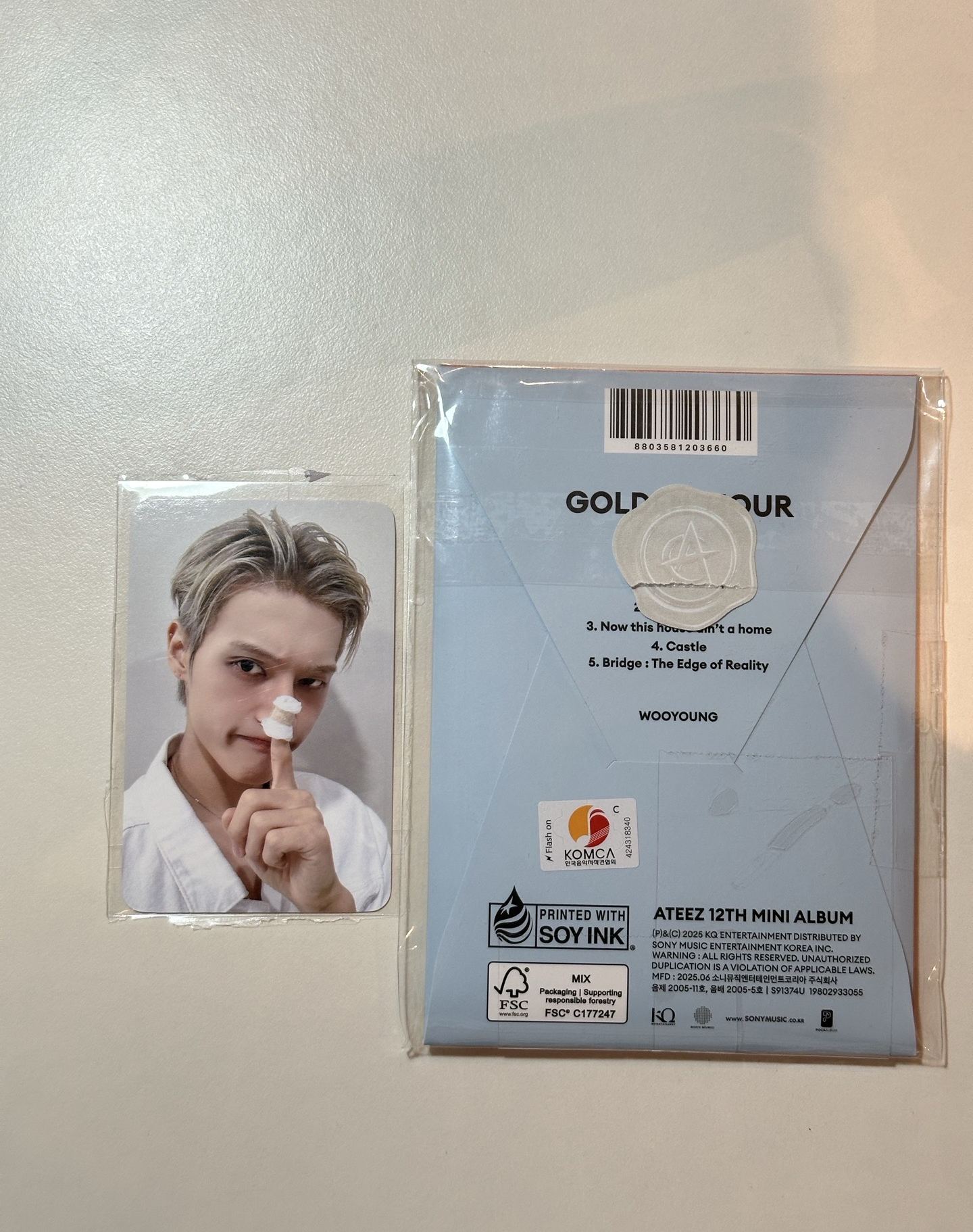 現貨🏴‍☠️ATEEZ Golden Hour Pt3. POCA專+痛痛卡+下班卡盤出