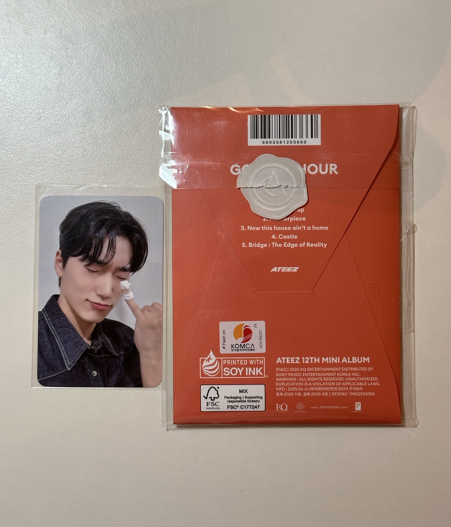 現貨🏴‍☠️ATEEZ Golden Hour Pt3. POCA專+痛痛卡+下班卡盤出