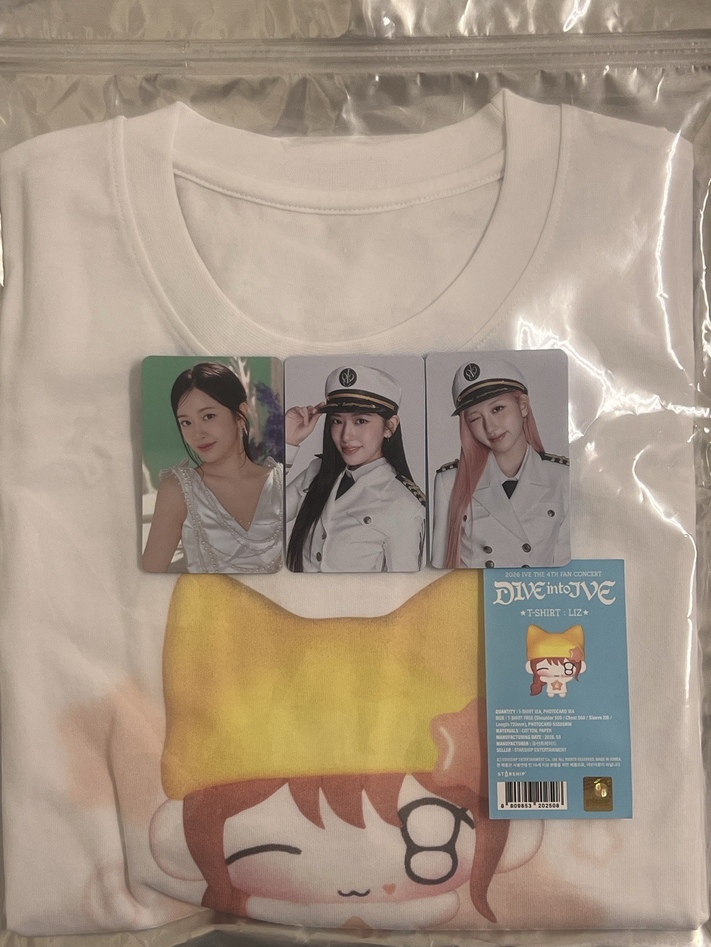 IVE 4th FC 栗衣服 +三張隨機卡