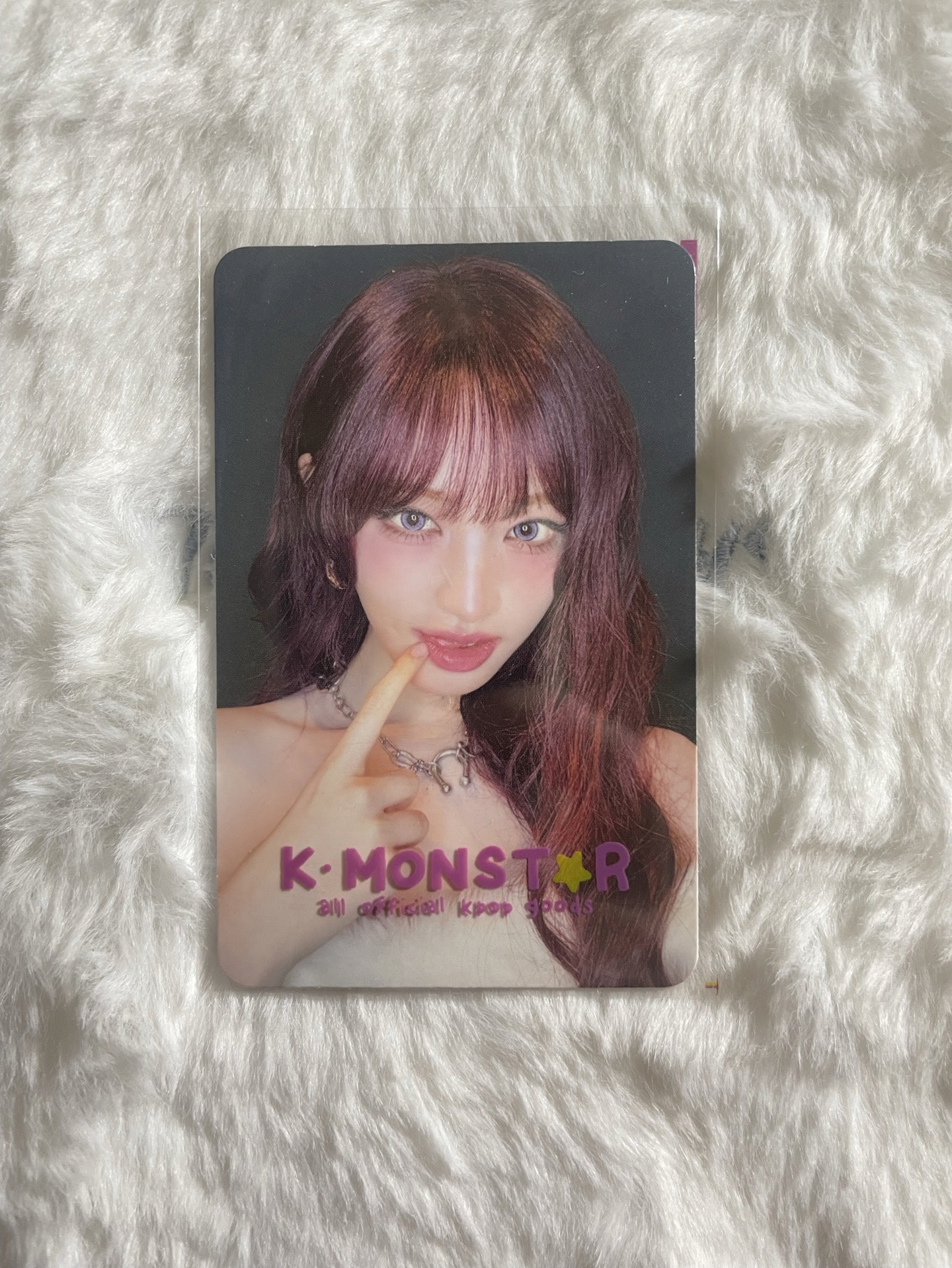 LIZ IVE SECRET km 咬手指 Ver. 簽售卡 