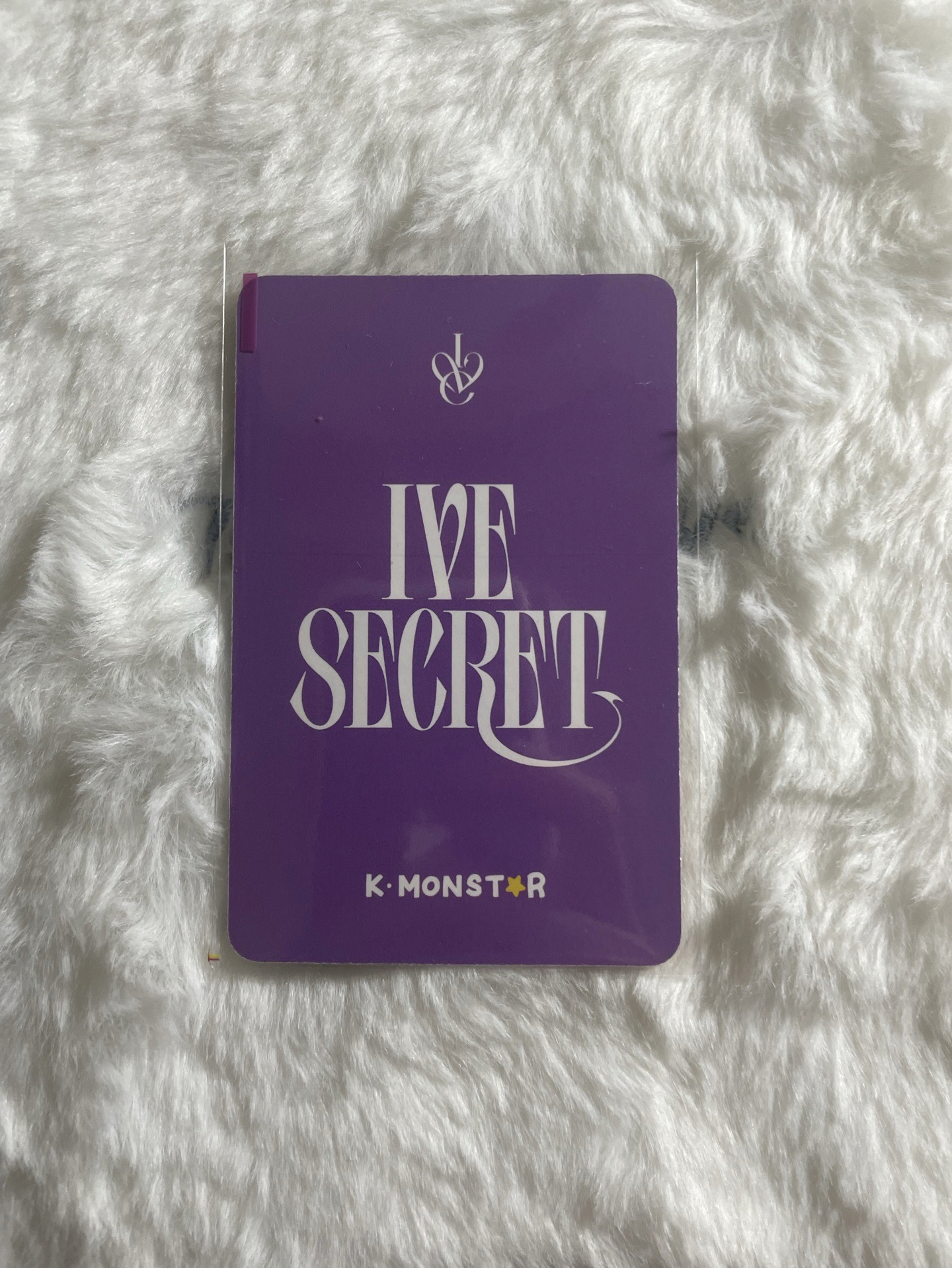 LIZ IVE SECRET km 咬手指 Ver. 簽售卡 