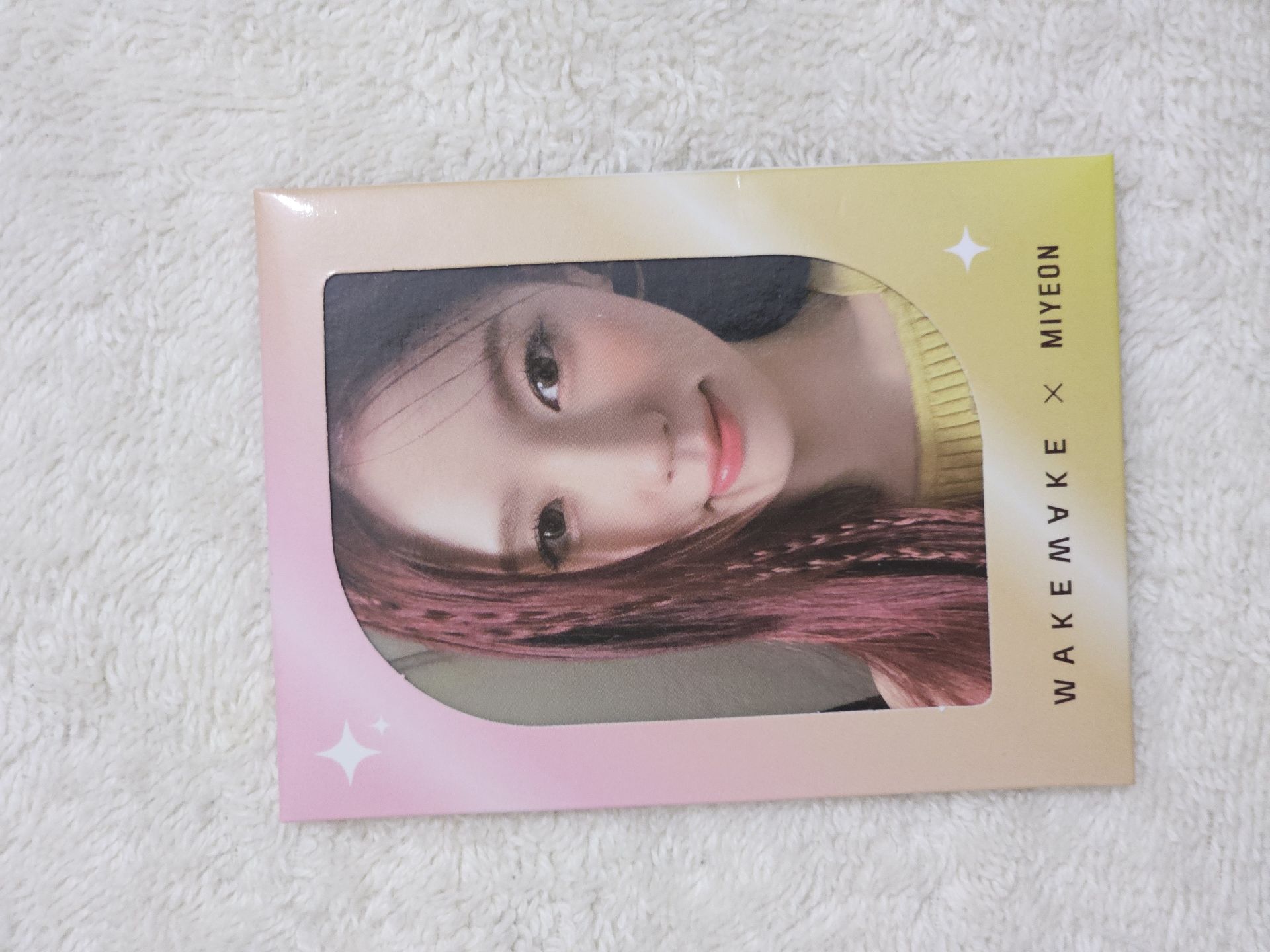 WAKEMAKE 代言卡一套未拆(三張)微瑕