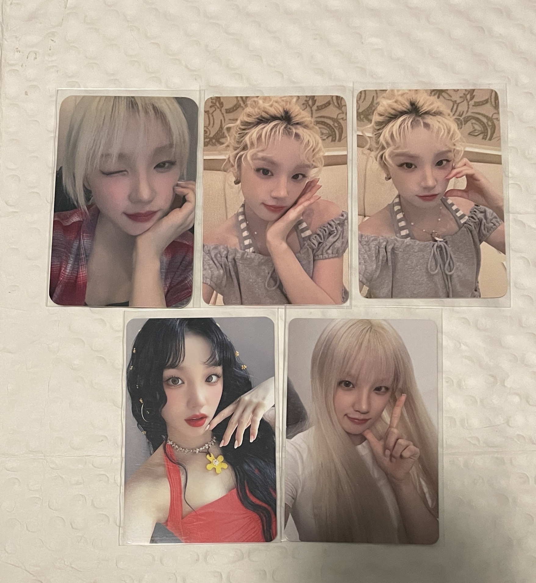 i-dle 雨琦 5張小卡 