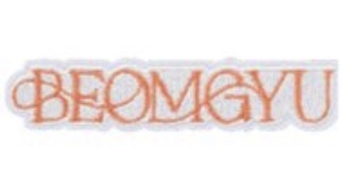 圭 24日巡姓名布徽章 