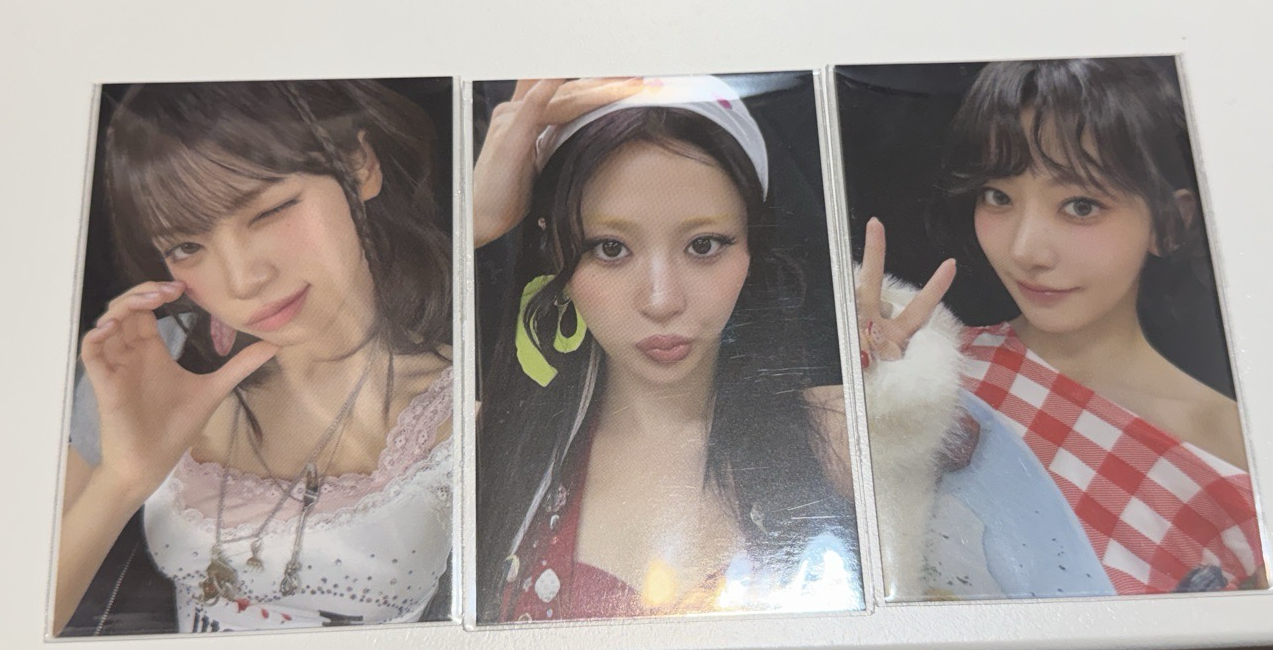 Le sserafim 台北快閃滿額卡 大阪手渡卡同造型