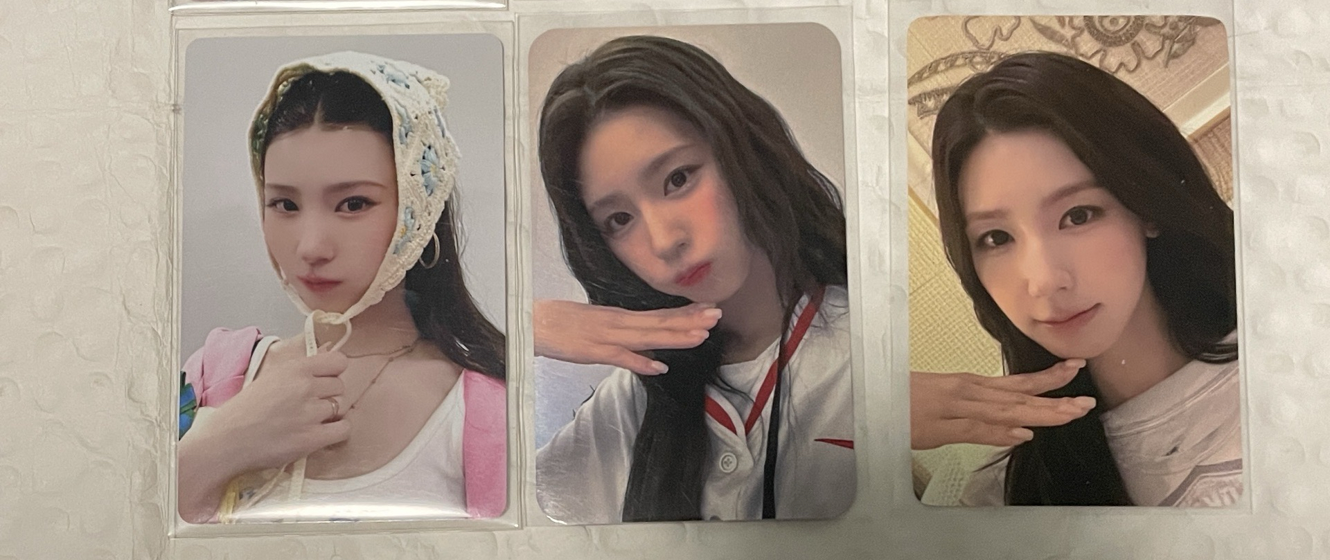 i-dle 薇娟 Kcon毛帽麵+特典2張