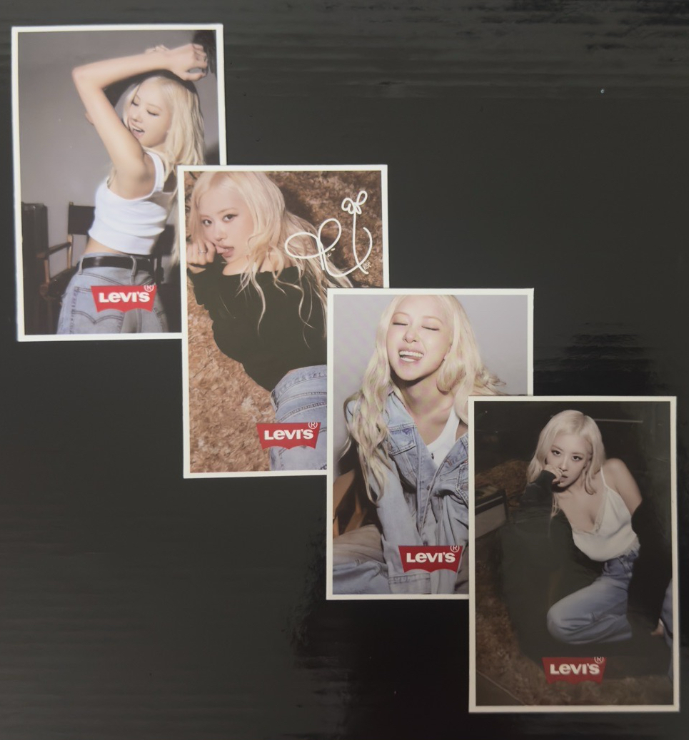 ROSÉ-Levi’s代言卡一套