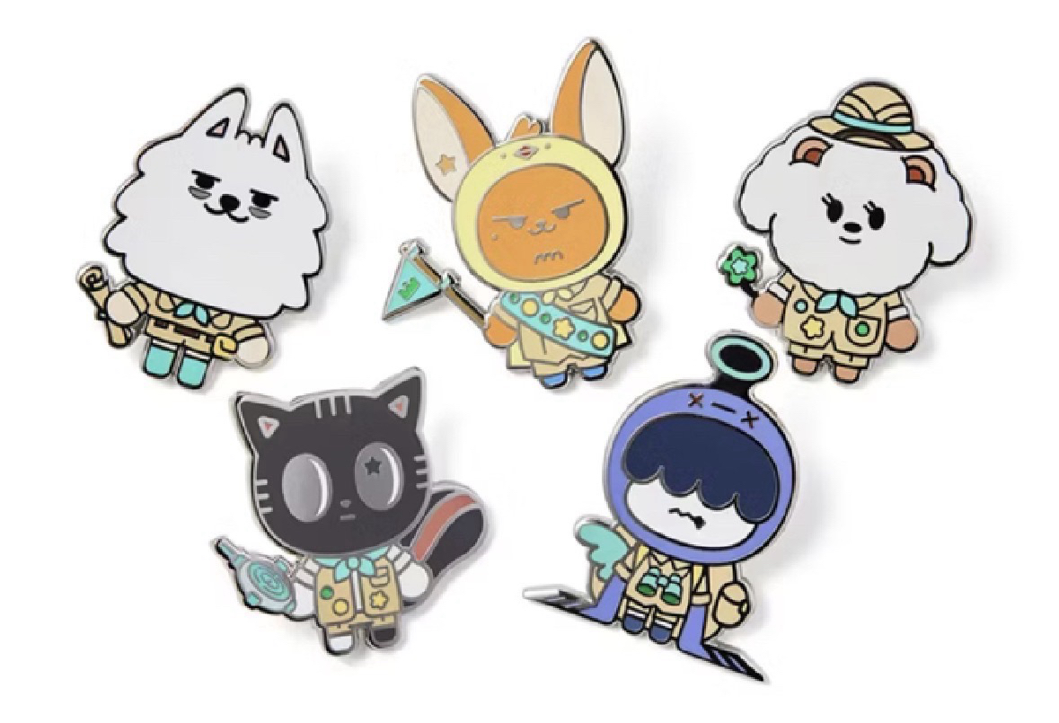 FINDING MOA 鐵徽章一組