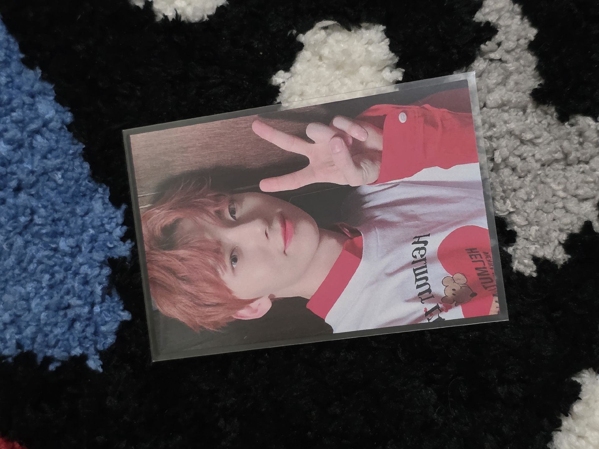 黃旼炫 紅髮打歌卡