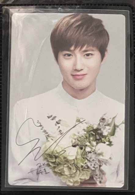 自然樂園小卡SUHO金俊勉