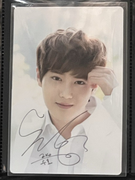 自然樂園小卡SUHO金俊勉