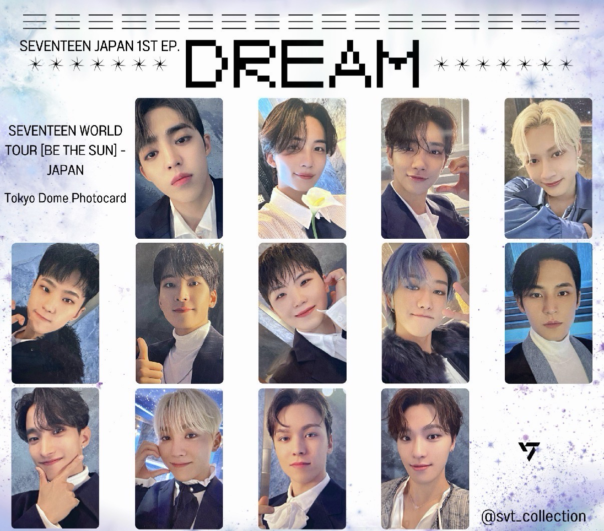 ㄴ 𝖣𝖱𝖤𝖠𝖬 東 京 場 現 一 套 13 張