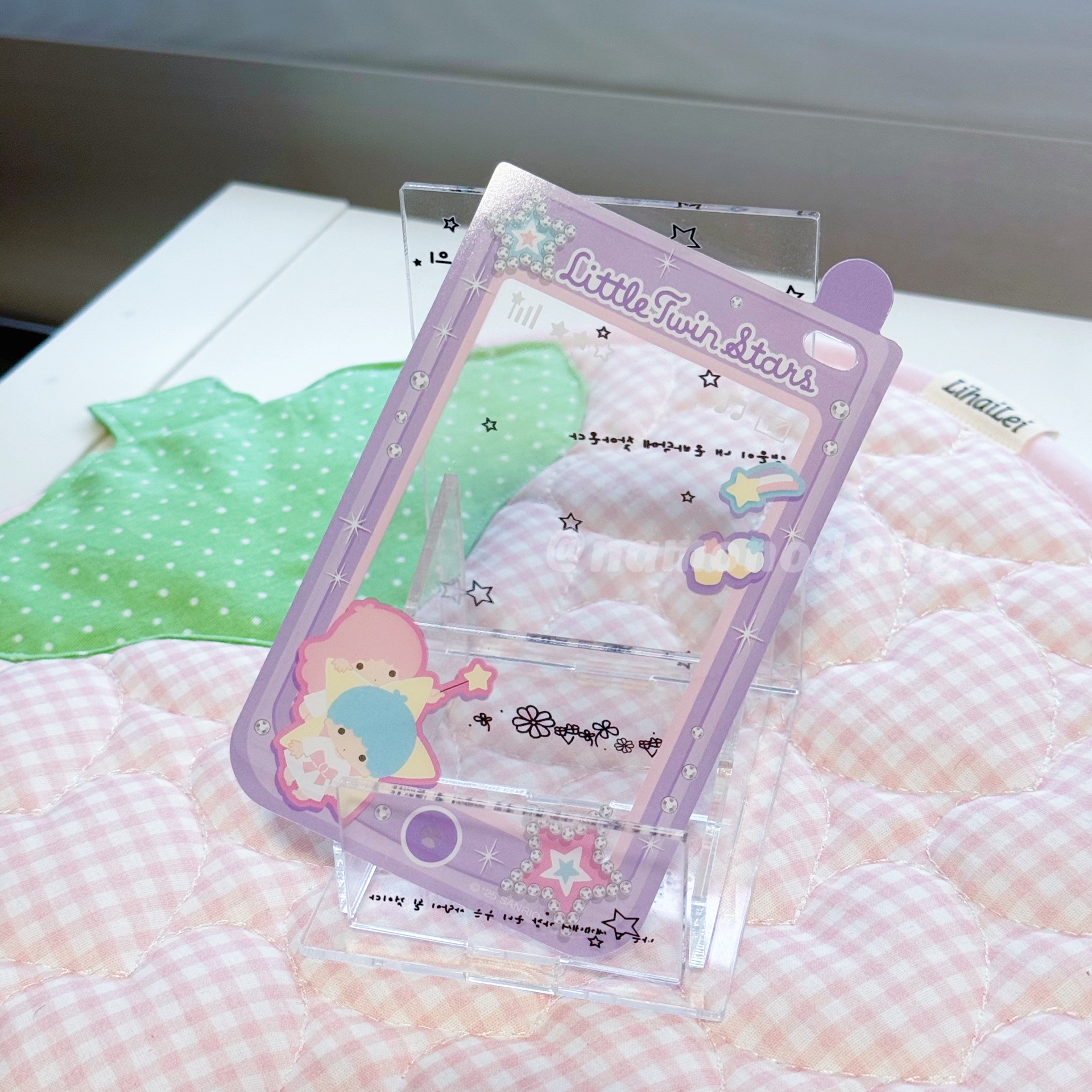 ୨୧ 三麗鷗 偶像應援系列 雙子星手機造型卡套