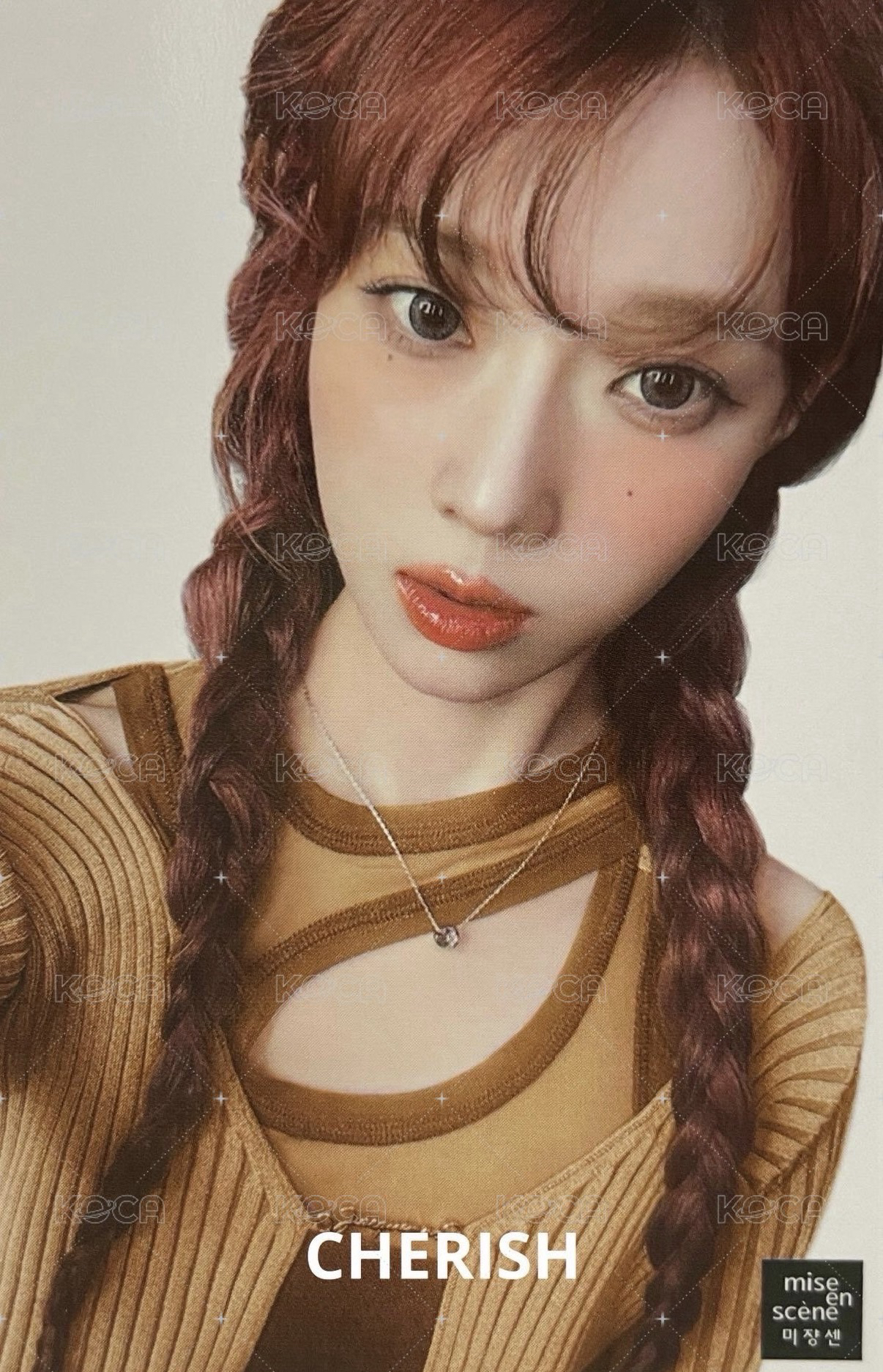 代言卡 媚尚萱染髮劑2.0冬